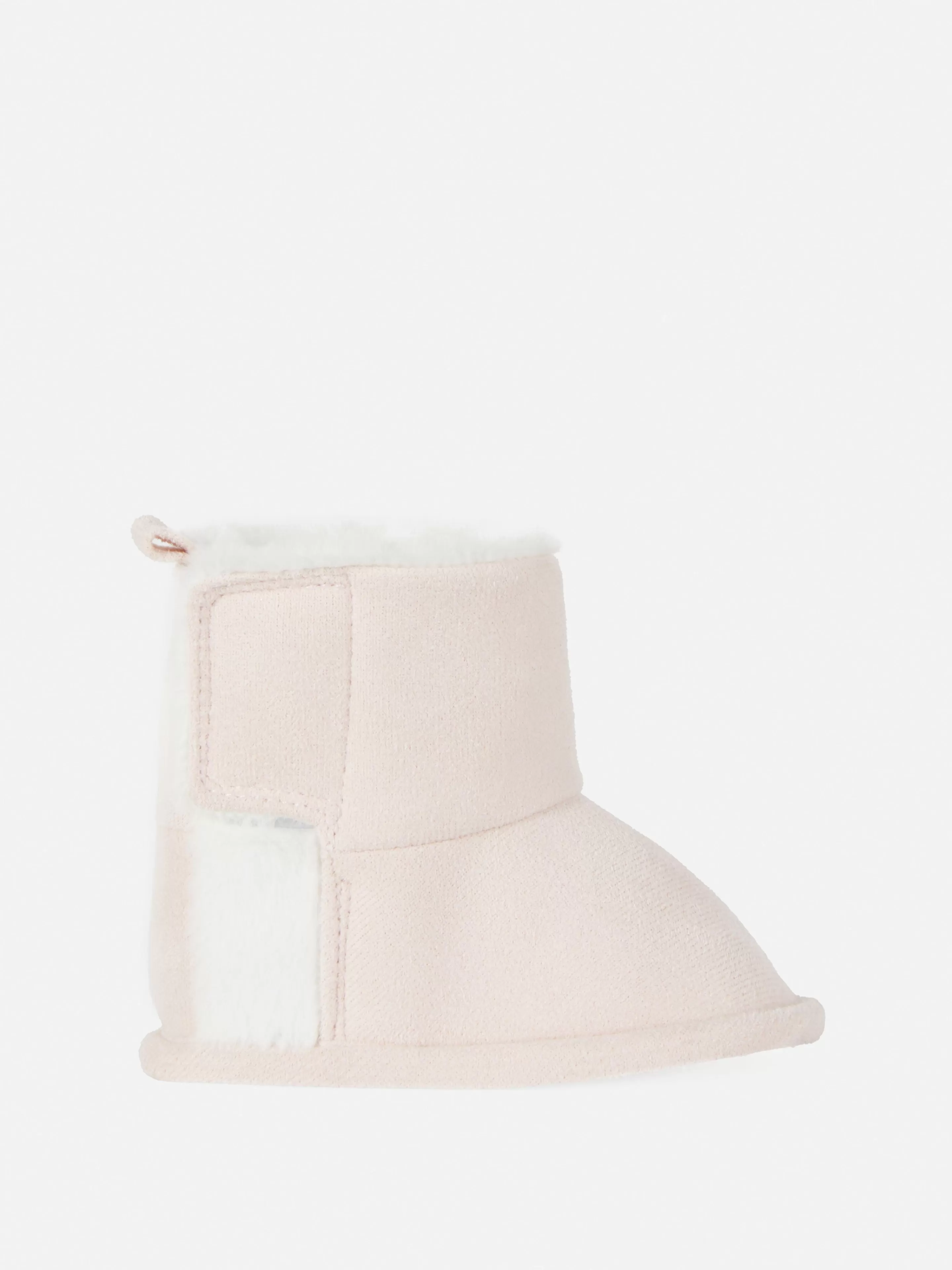 Primark Stiefel | Babystiefel Mit Kunstfellbesatz Rosa