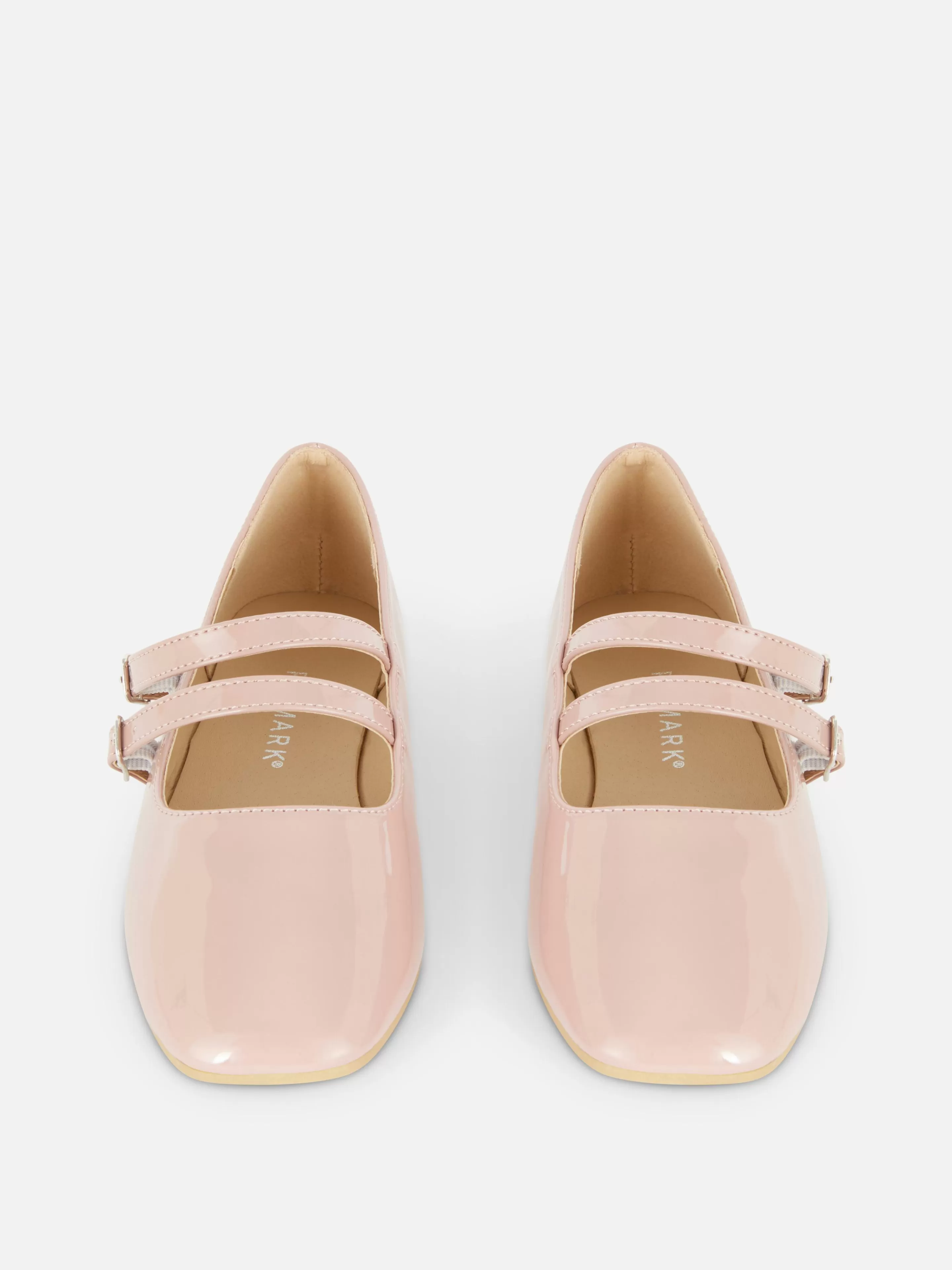 Primark Flache Schuhe | Ballerinas Mit Doppelriemchen Rosa