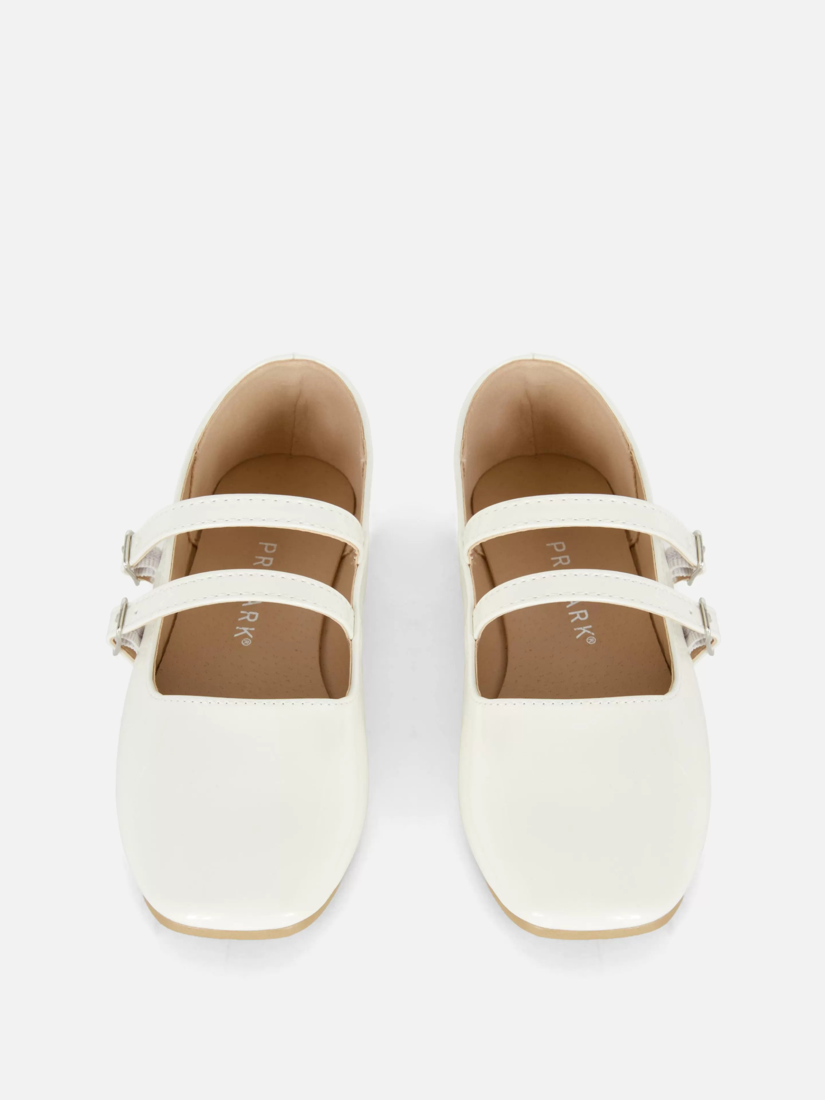 Primark Flache Schuhe | Ballerinas Mit Doppelriemchen Ecrufarben