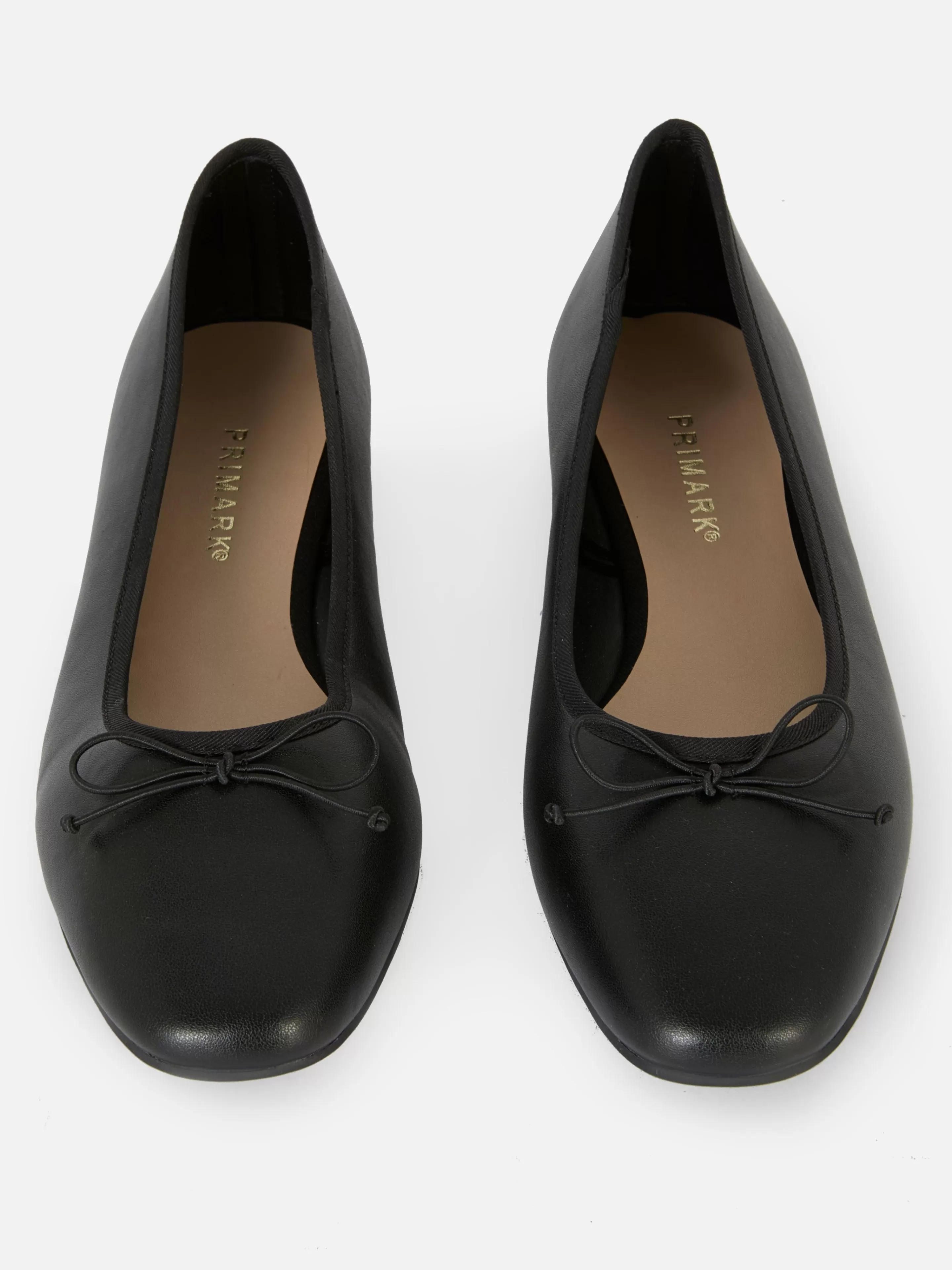 Primark Flache Schuhe | Ballerinas Mit Schleife Schwarz