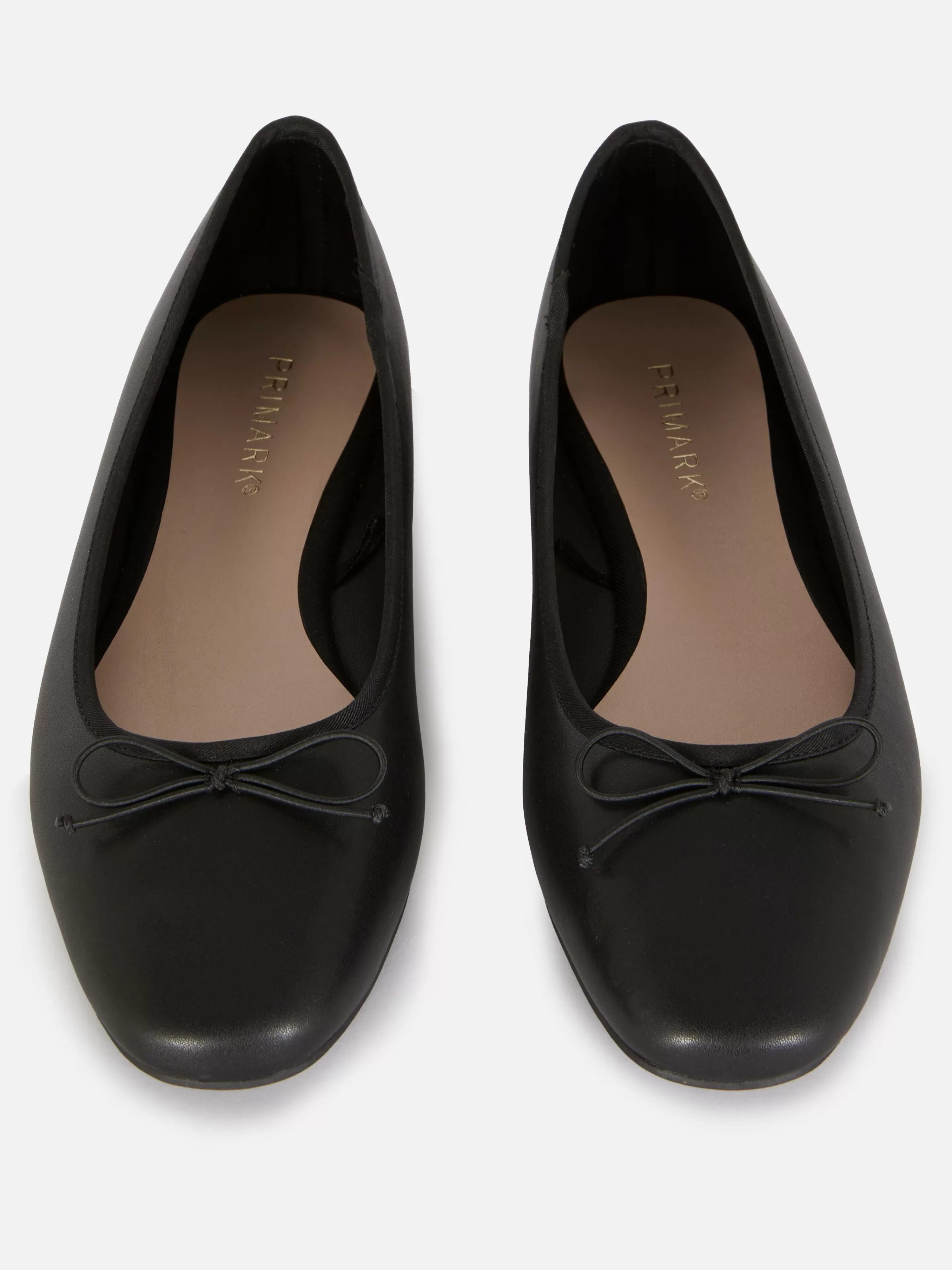 Primark Flache Schuhe | Ballerinas Mit Schleife Schwarz