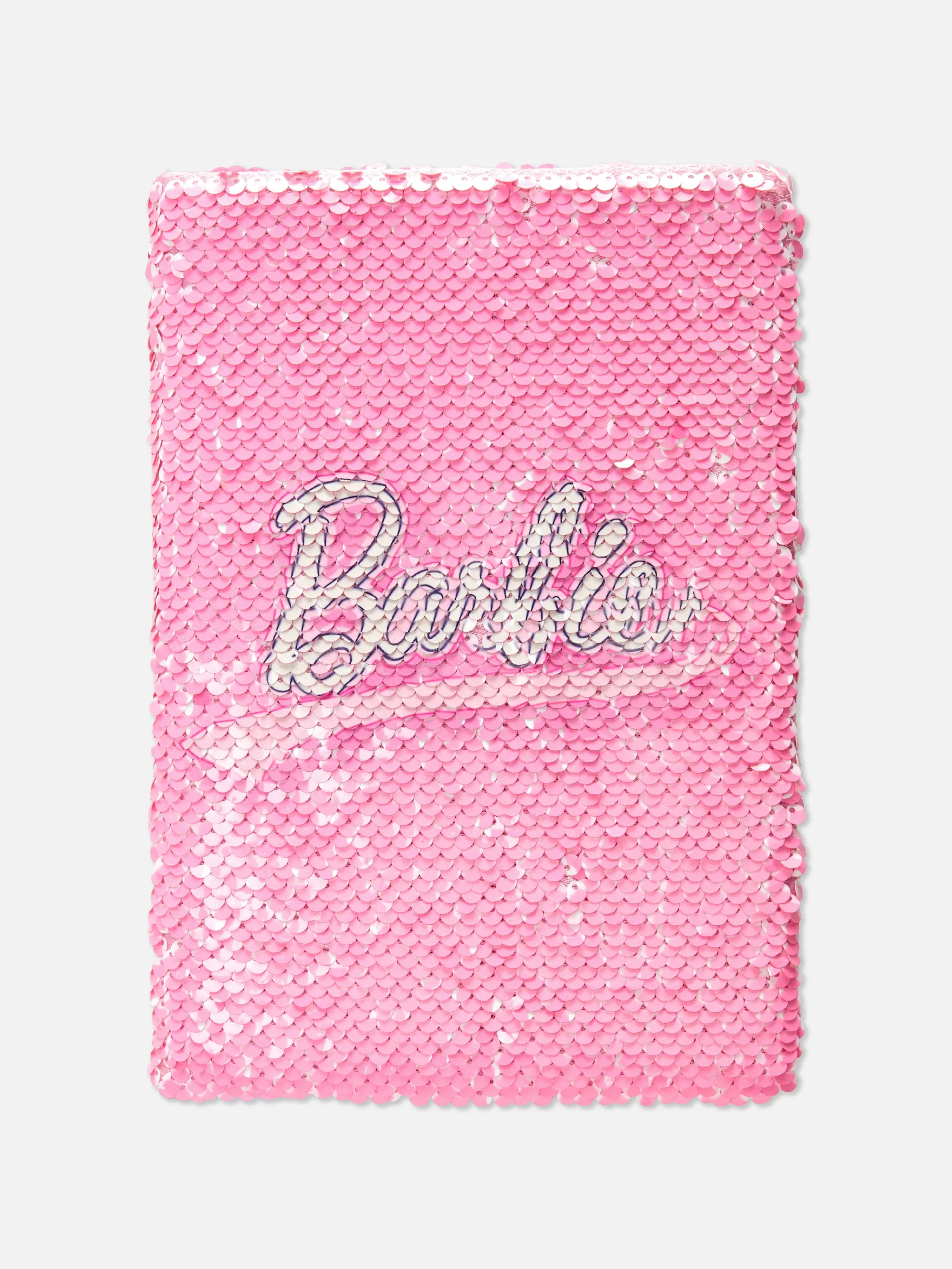 Primark Notizbücher | „Barbie“ A5-Notizbuch Mit Pailletten Rosa