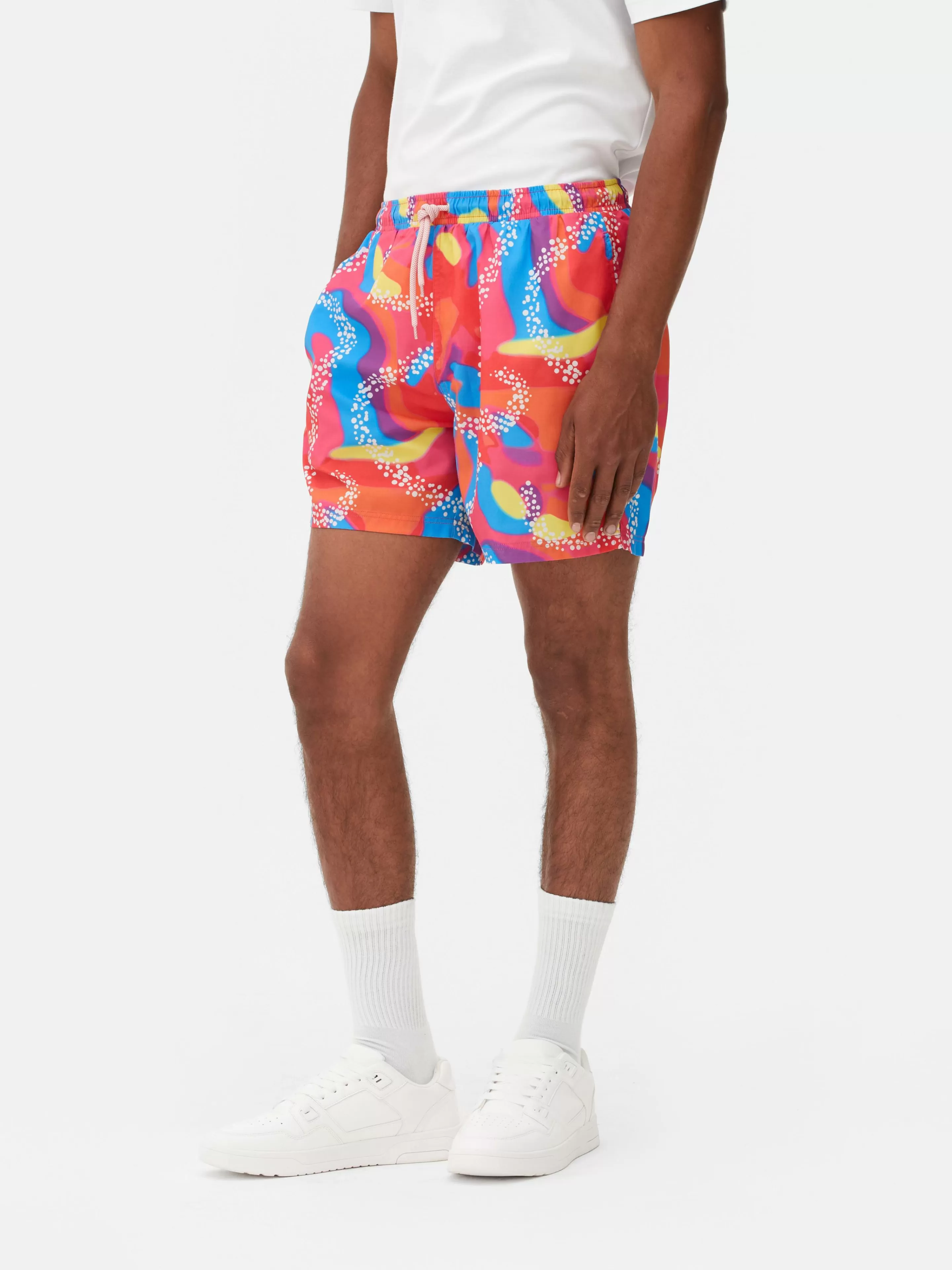 Primark Bademode Und Strandbekleidung | „Barbie: Der Film“ Ken Badeshorts In Neonfarben Multi