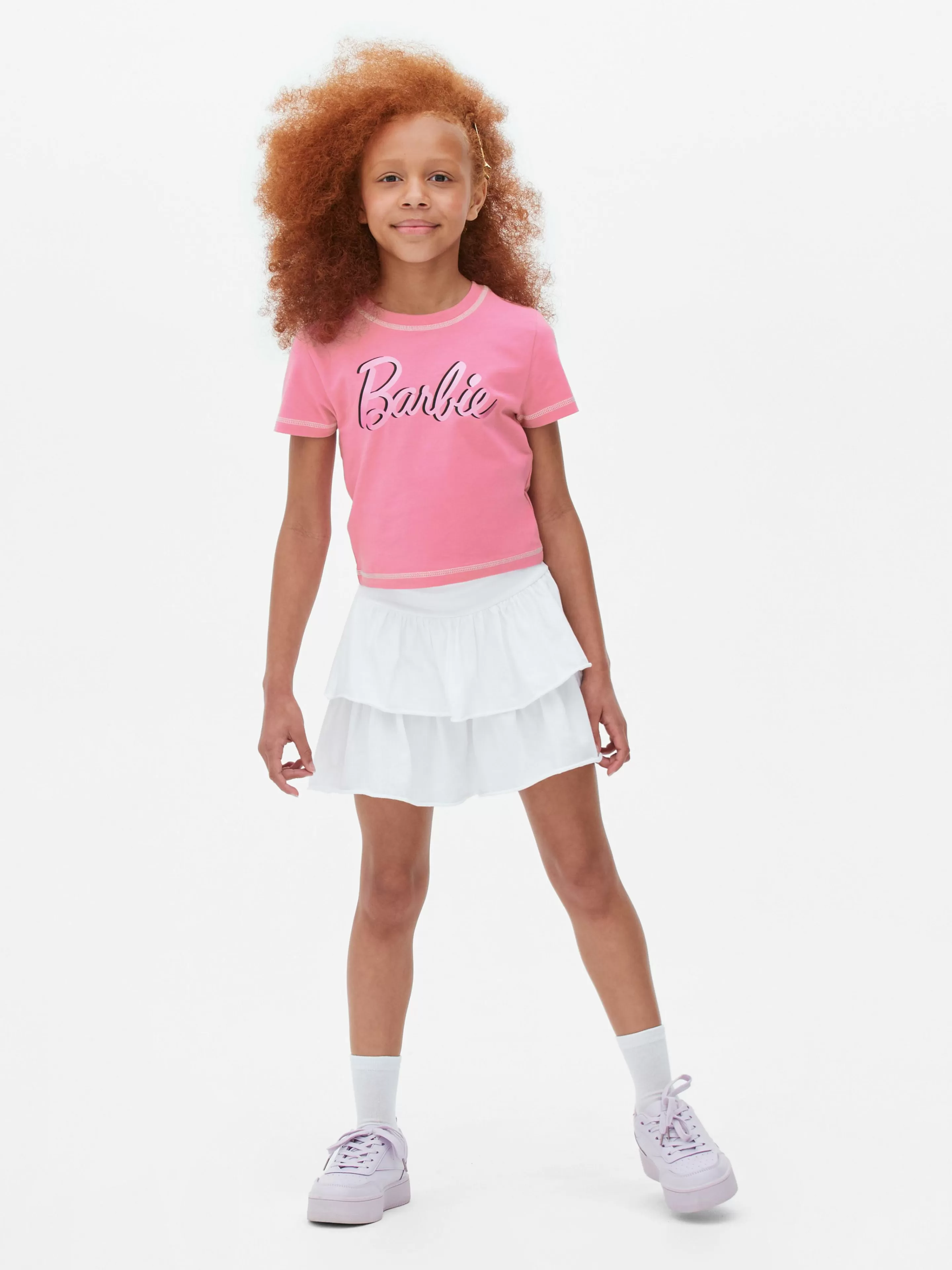 Primark Tops Und T-Shirts | „Barbie“ T-Shirt Mit Grafik Rosa