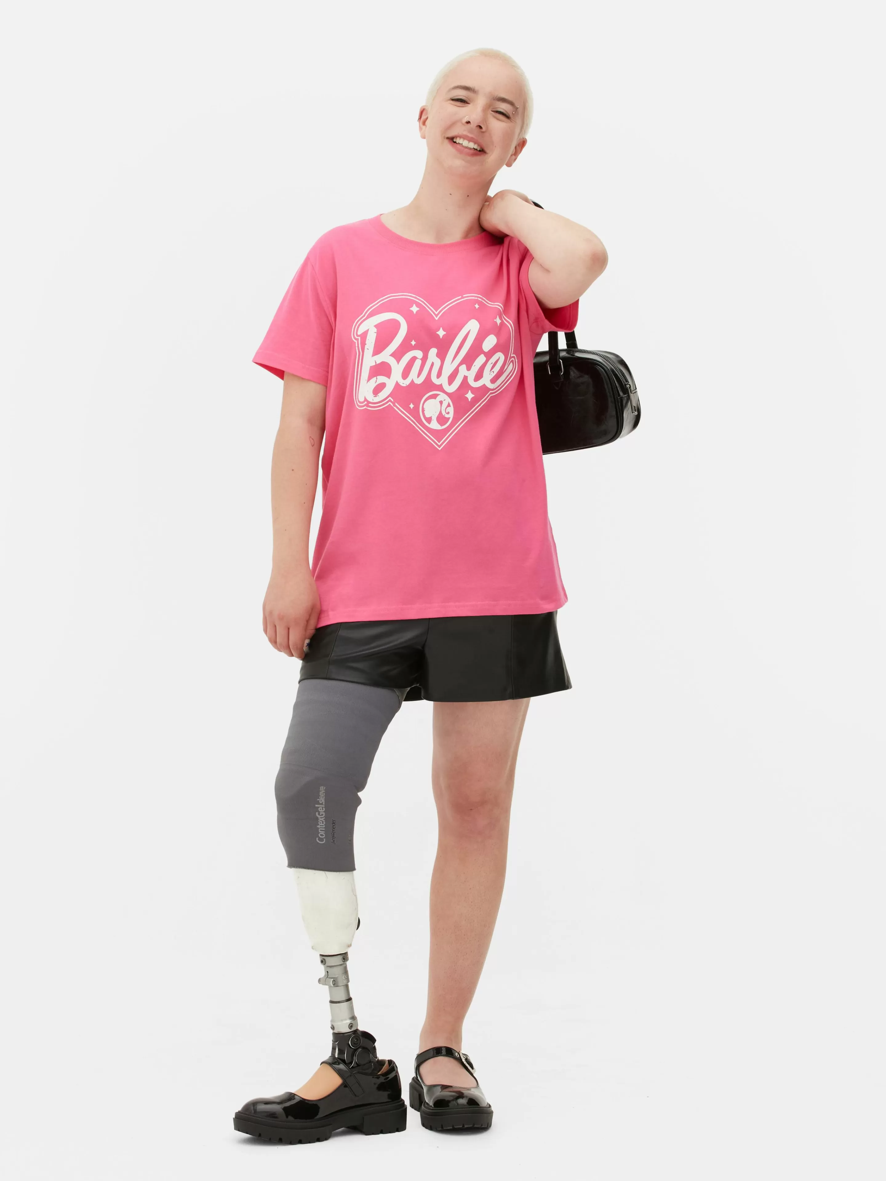 Primark Tops Und T-Shirts | „Barbie“ T-Shirt Mit Grafik Rosa