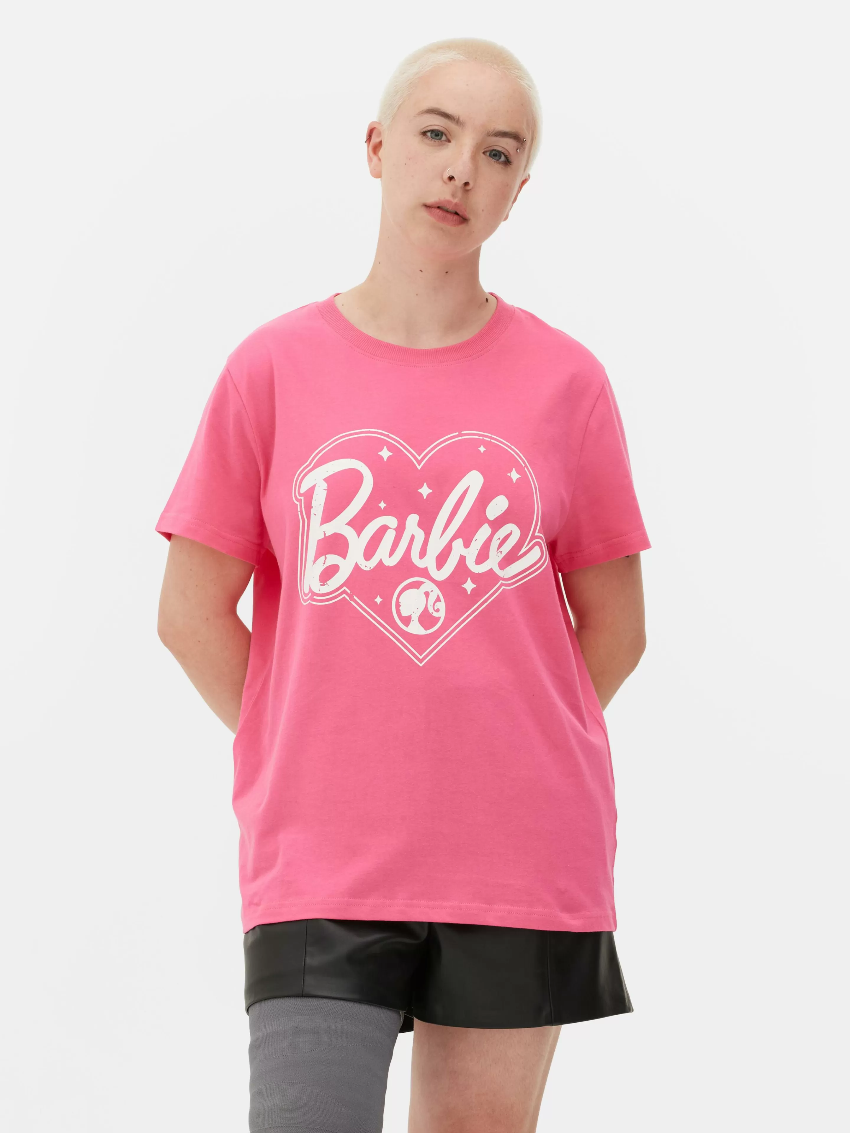 Primark Tops Und T-Shirts | „Barbie“ T-Shirt Mit Grafik Rosa