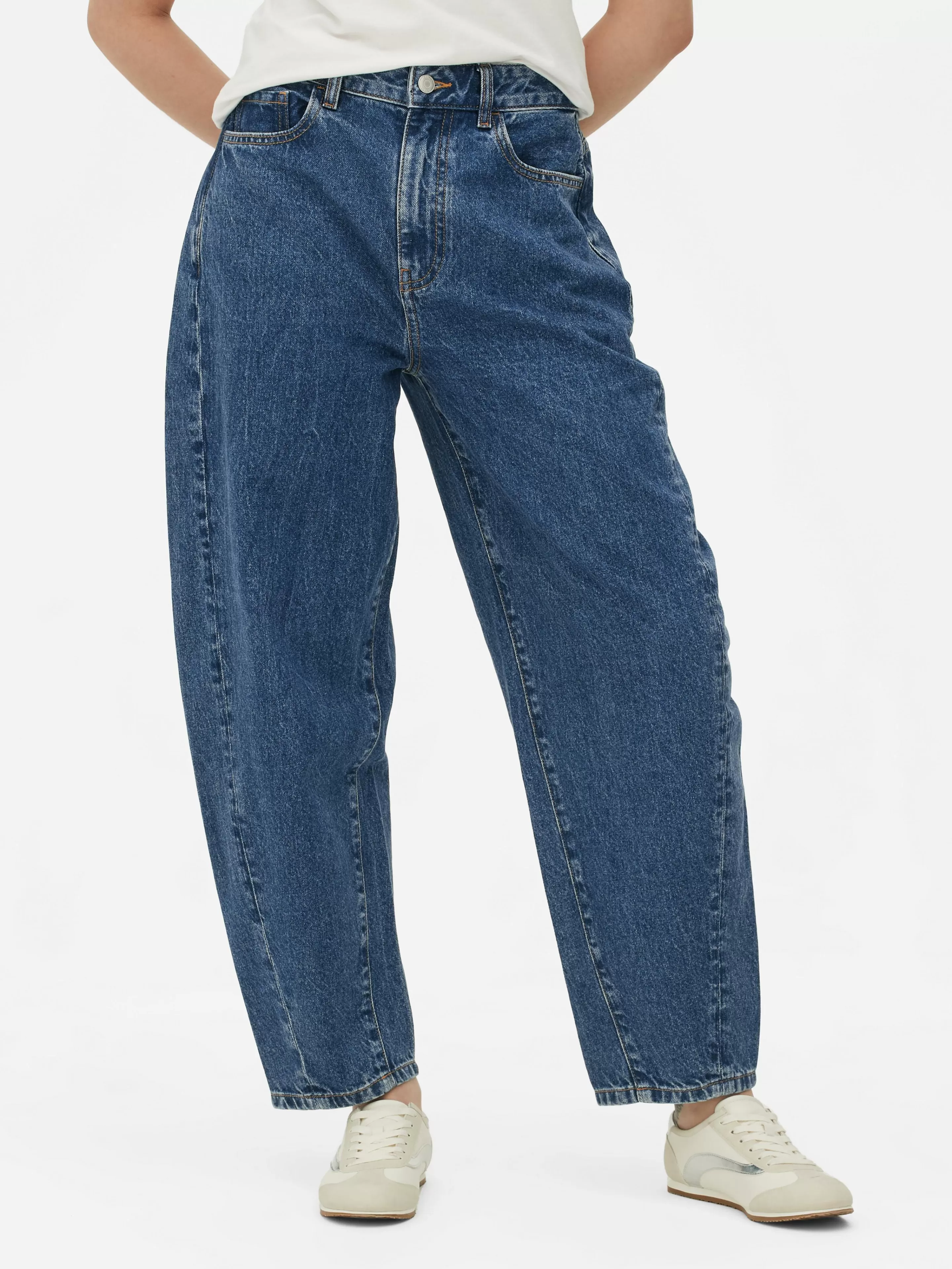 Primark Denim | Jeans | Barrel-Denim-Jeans Mittelblau