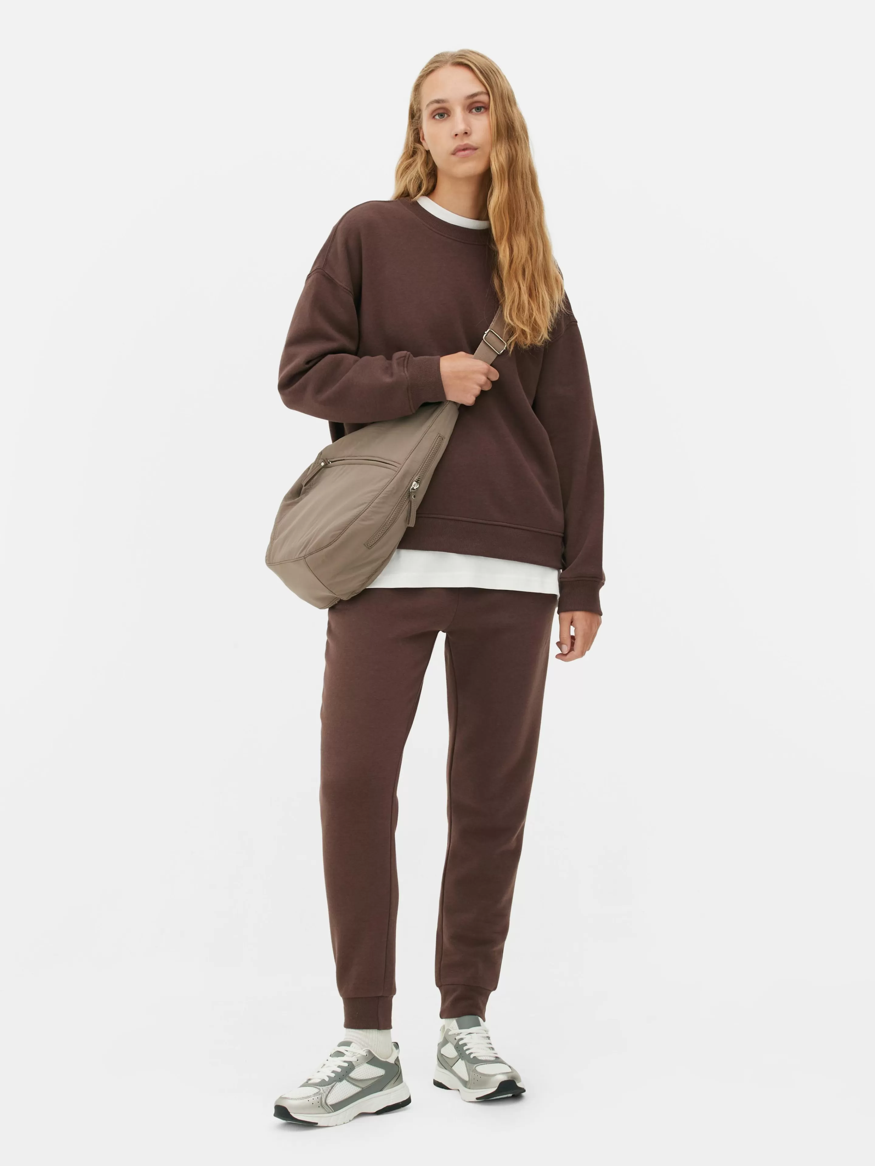 Primark Hoodies Und Sweatshirts | Basic-Sweatshirt Mit Rundhalsausschnitt Schokoladenbraun