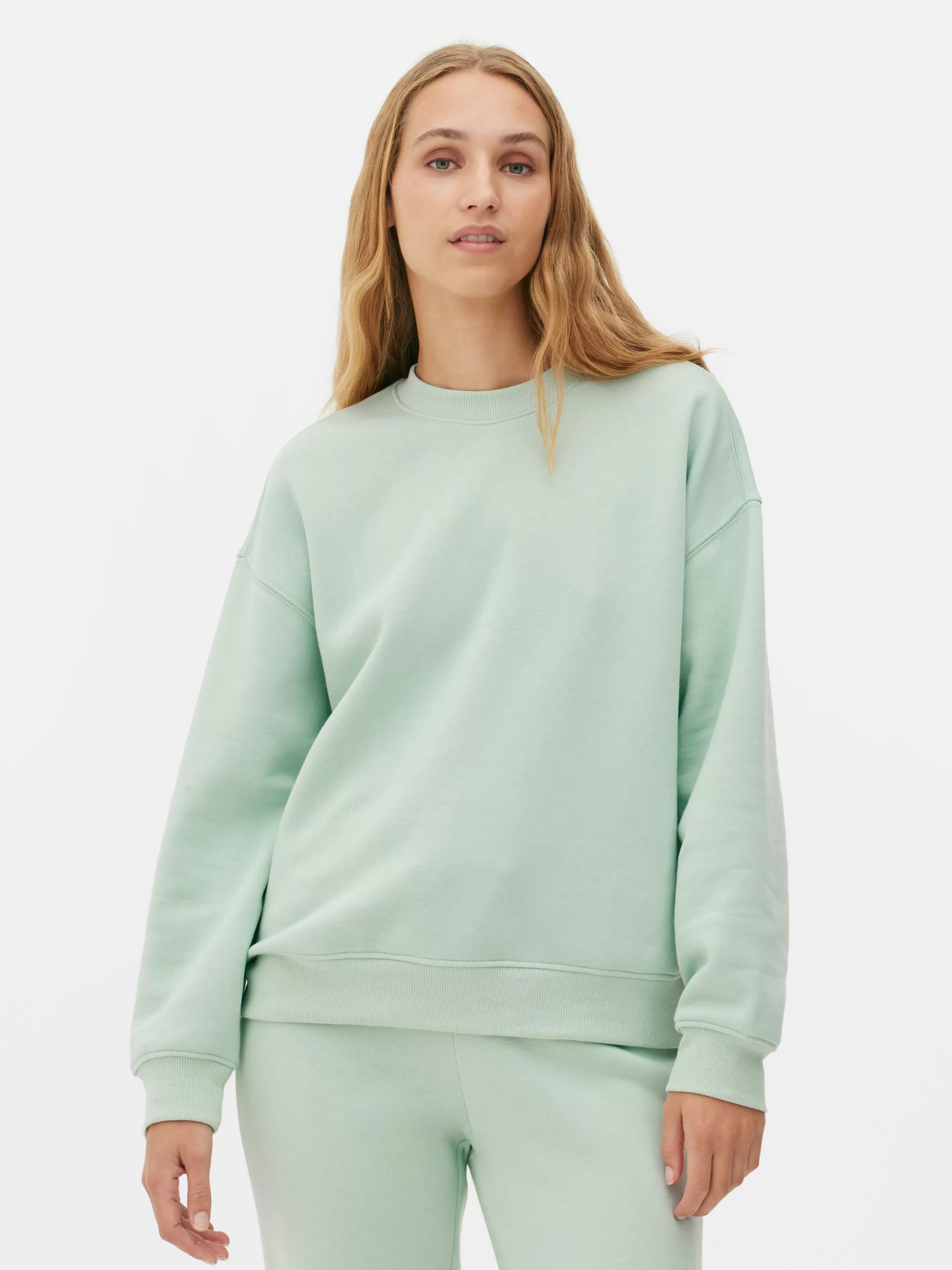 Primark Hoodies Und Sweatshirts | Basic-Sweatshirt Mit Rundhalsausschnitt Mintgrün