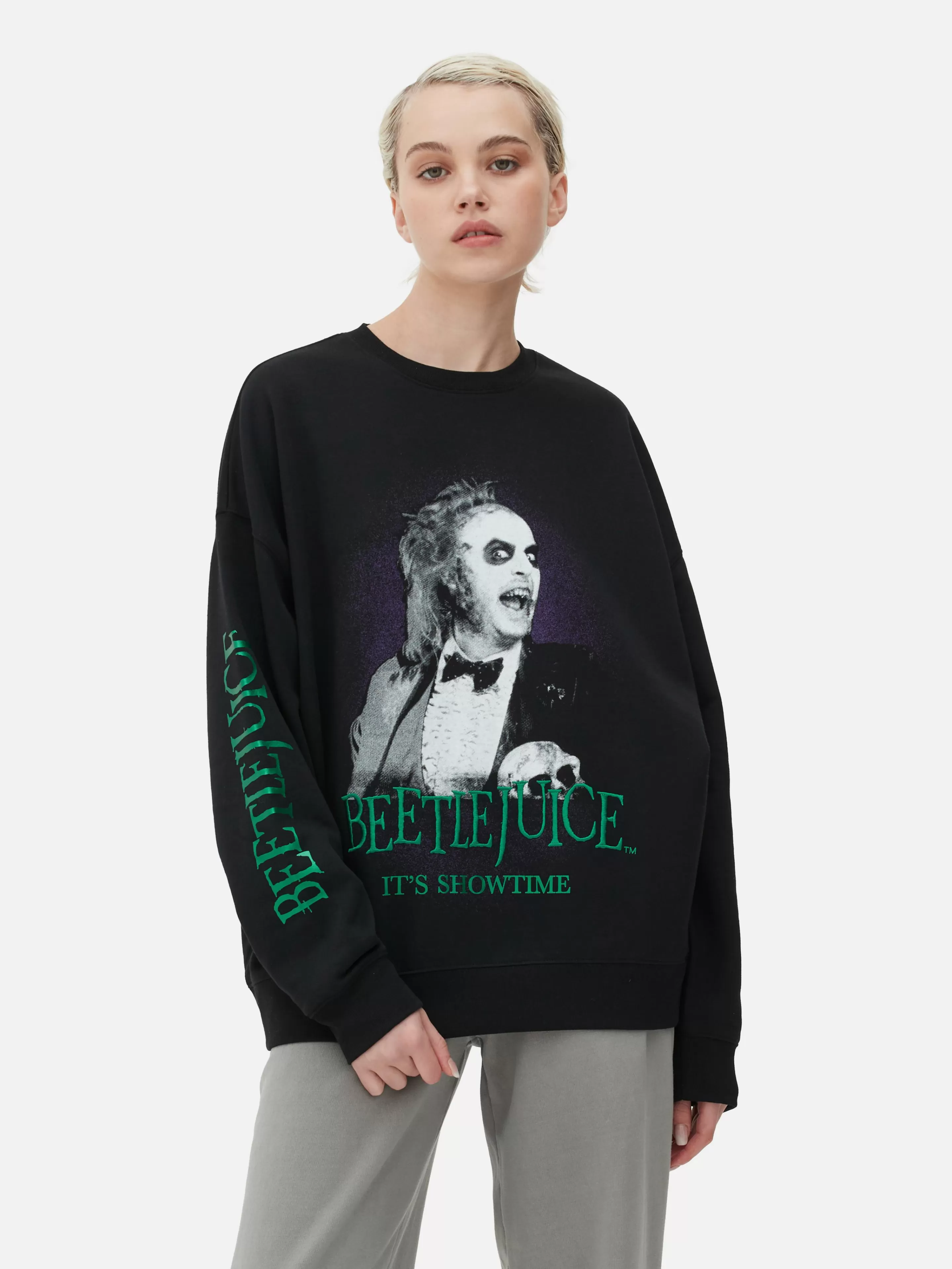 Primark Beetlejuice | Halloween Alle | „Beetlejuice“ Sweatshirt Schwarz