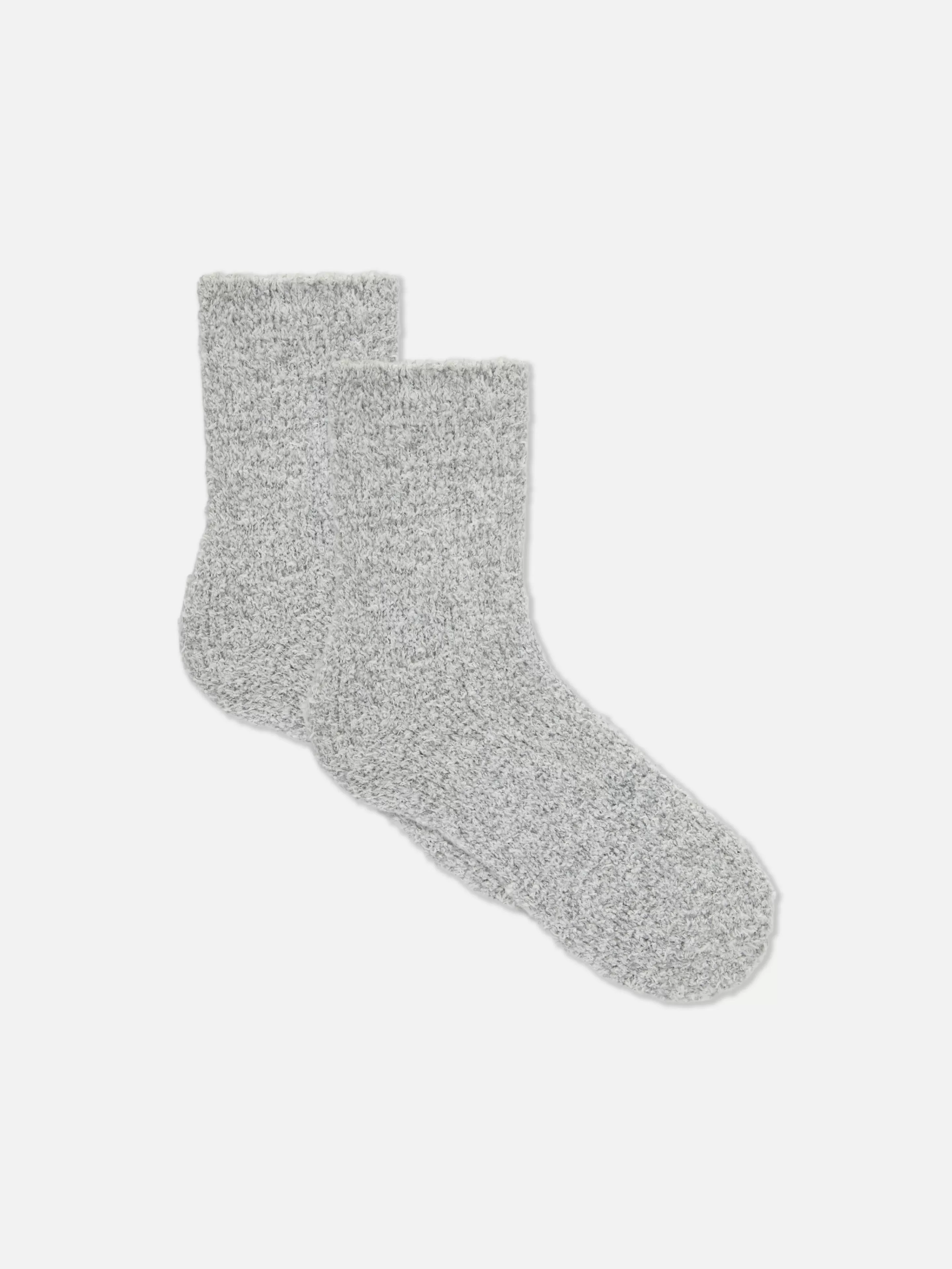 Primark Socken | Bequeme Bouclé-Socken, 2er-Pack Grau