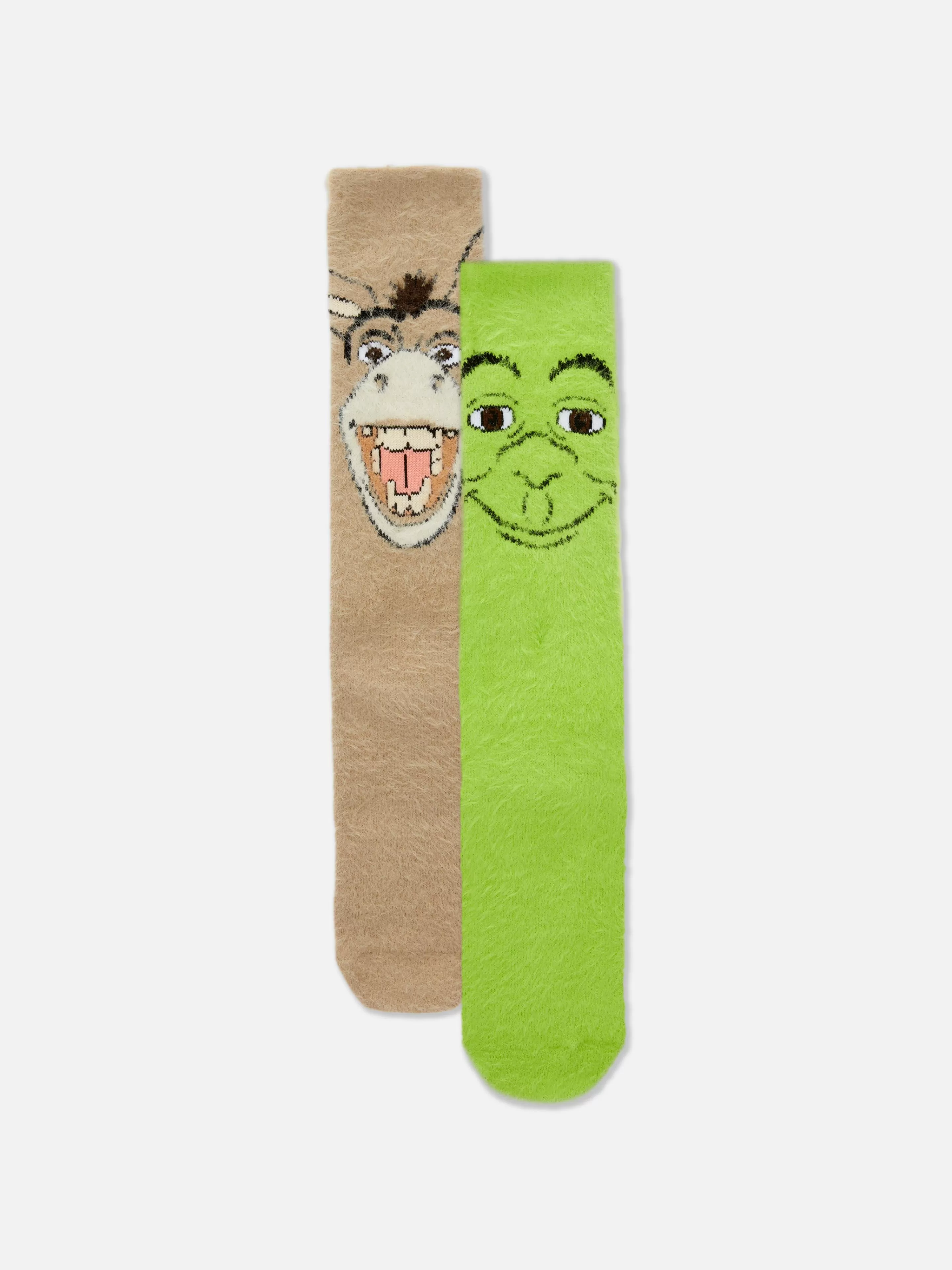 Primark Socken | Bequeme „Shrek“ Socken, 2er-Pack Grün