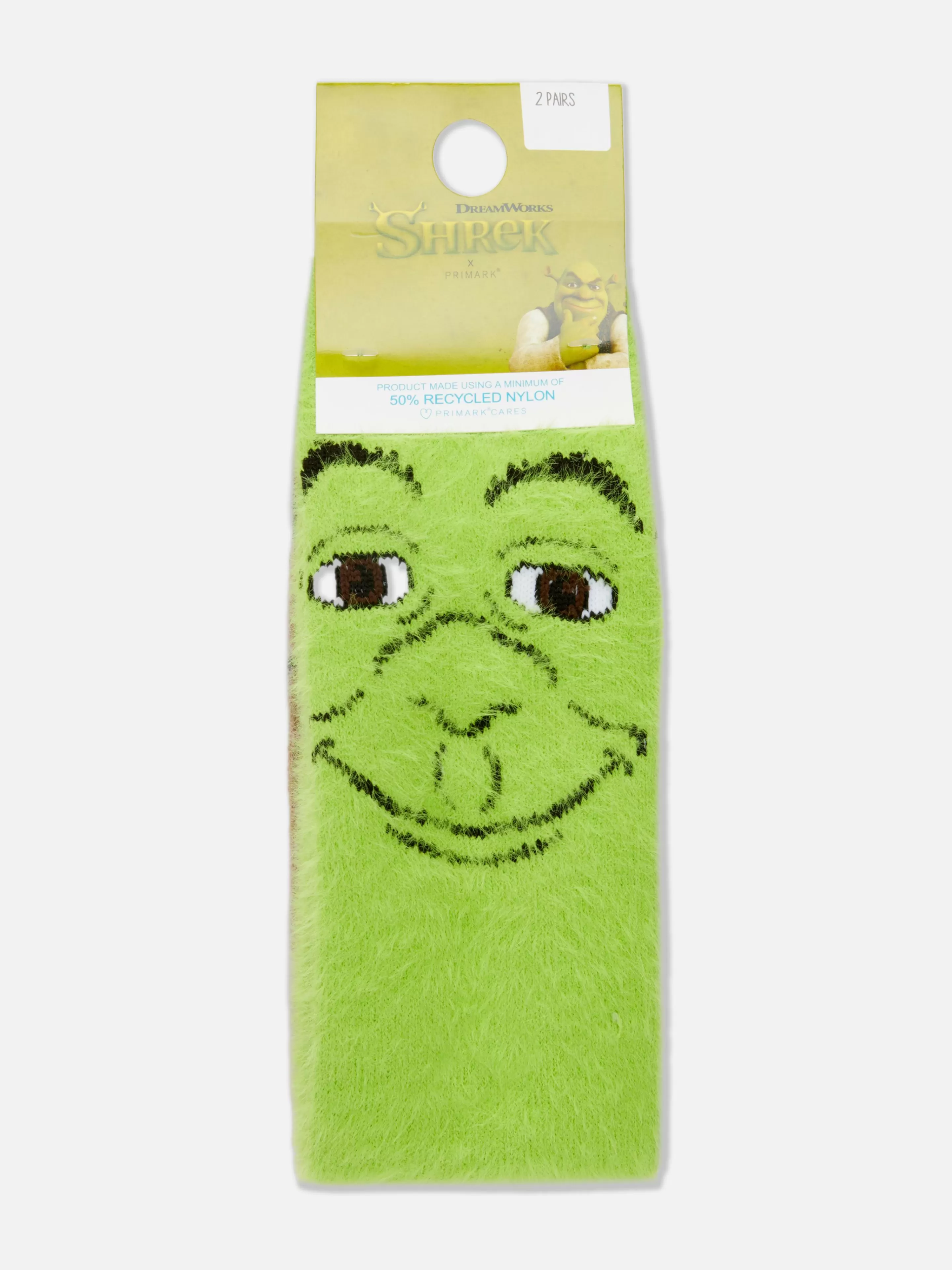 Primark Socken | Bequeme „Shrek“ Socken, 2er-Pack Grün