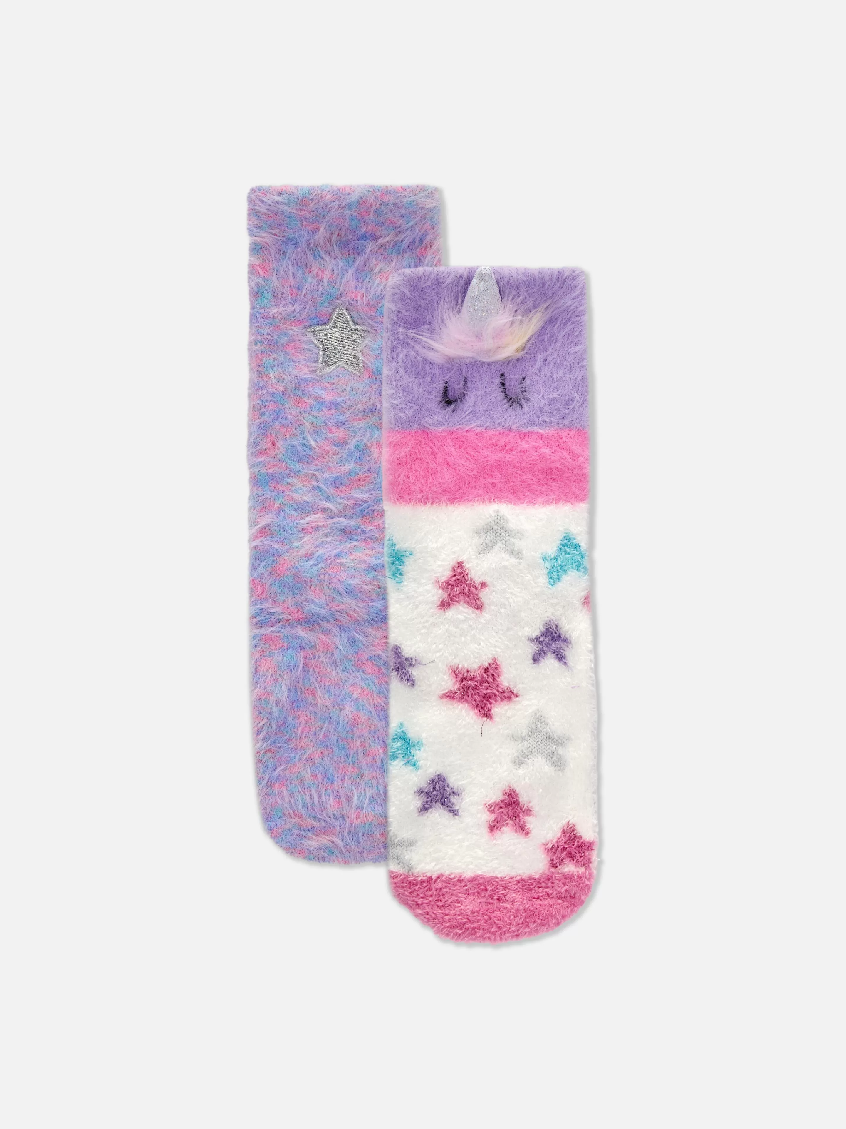 Primark Socken Und Strumpfhosen | Bequeme Socken Mit Einhorn-Motiv, 2er-Pack Rosa