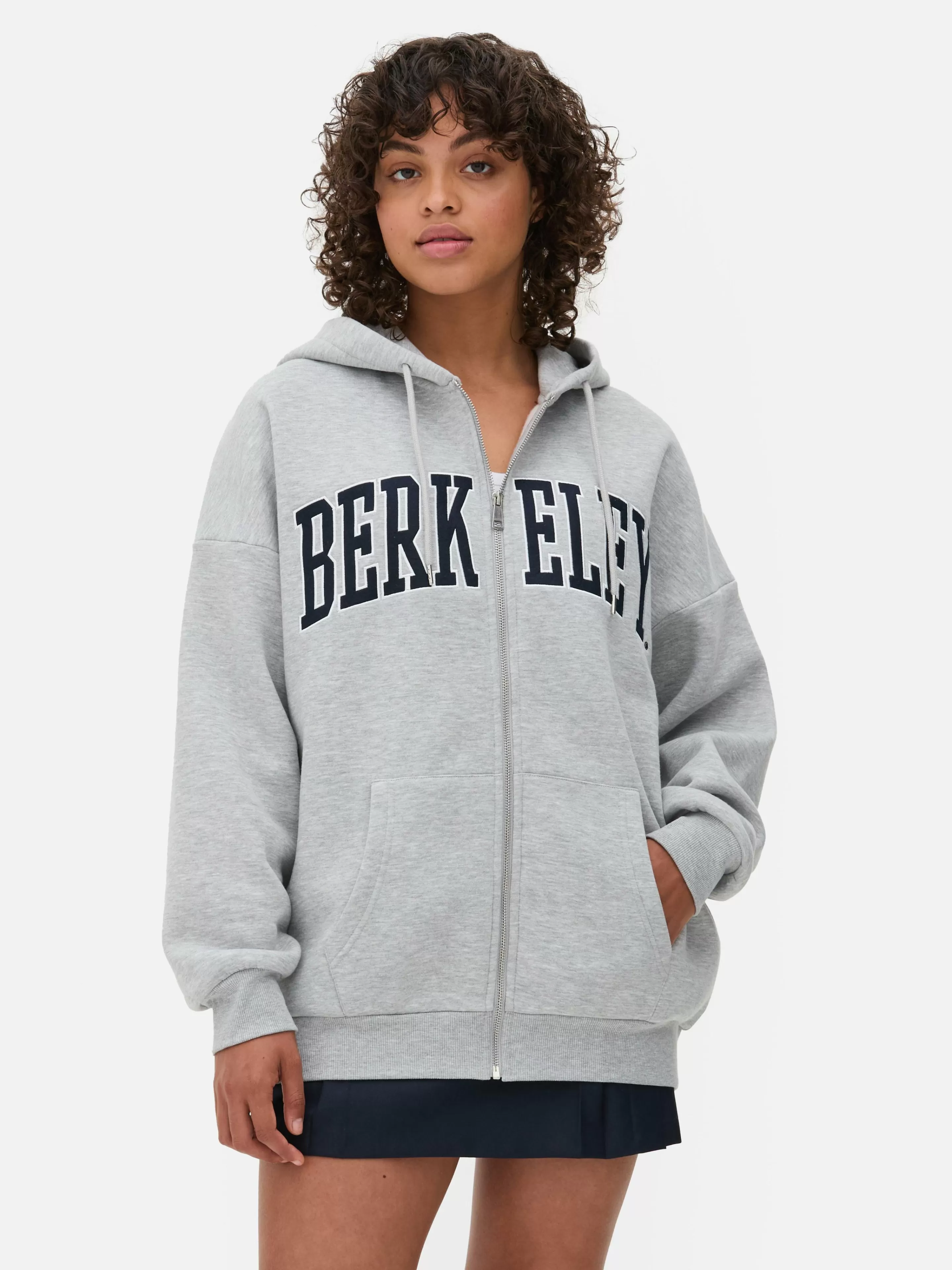 Primark Hoodies Und Sweatshirts | „Berkeley“ Hoodie Zum Kombinieren Grau