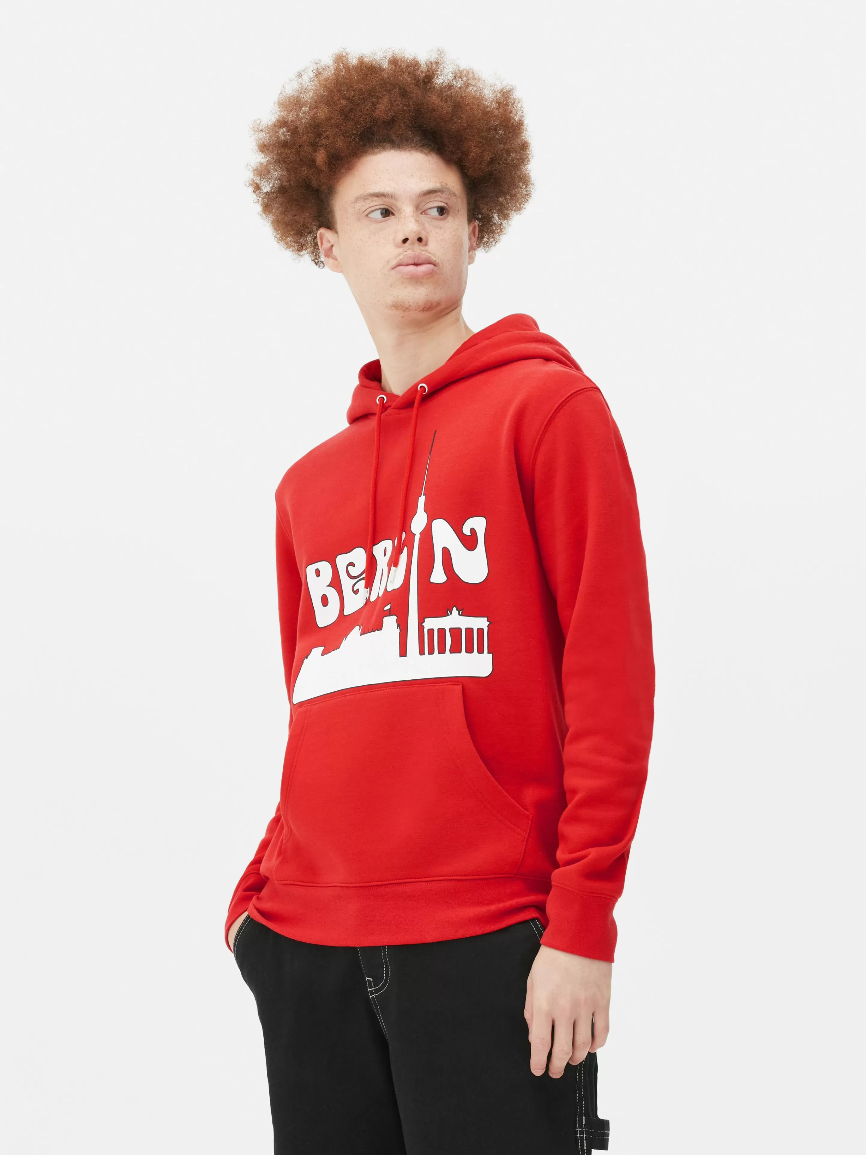 Primark Hoodies Und Sweatshirts | Berlin Langarm-Kapuzenpullover Rot