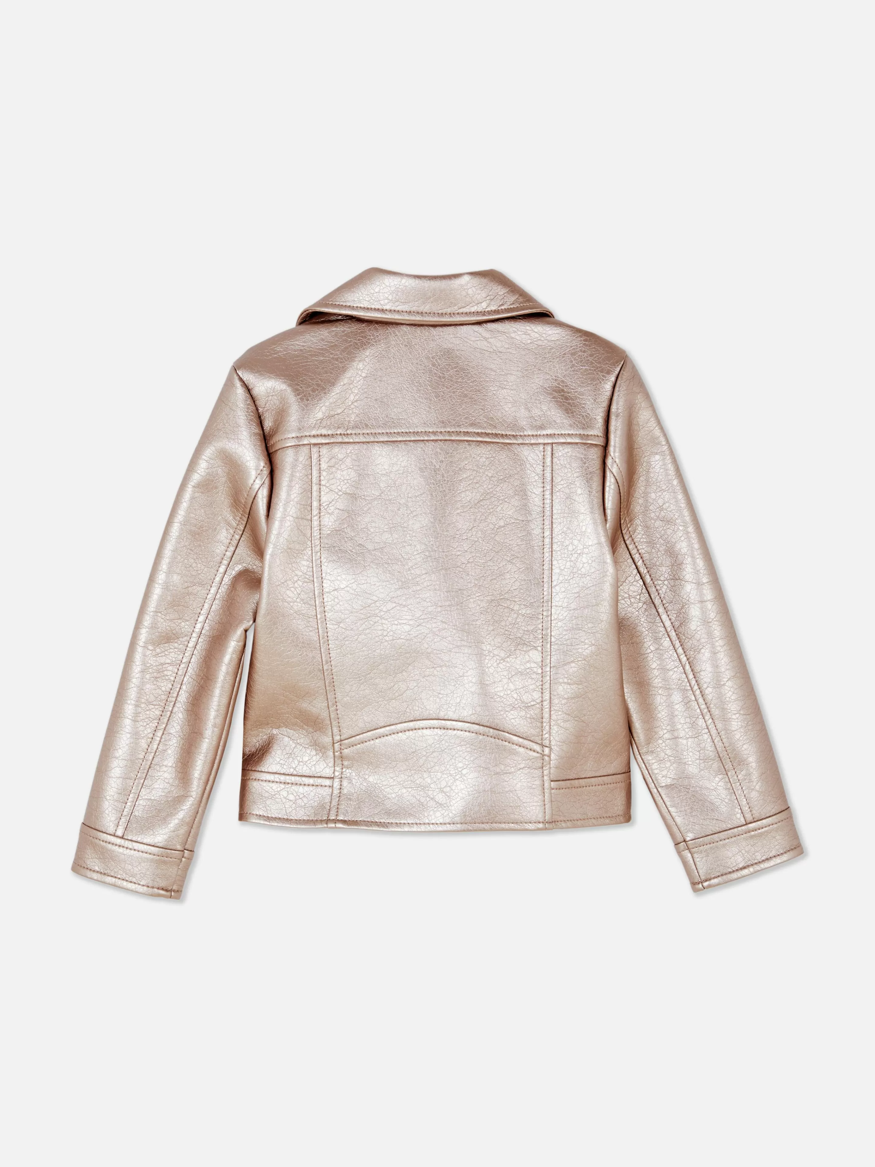 Primark Jacken Und Mäntel | Bikerjacke In Metallic-Optik Rosa