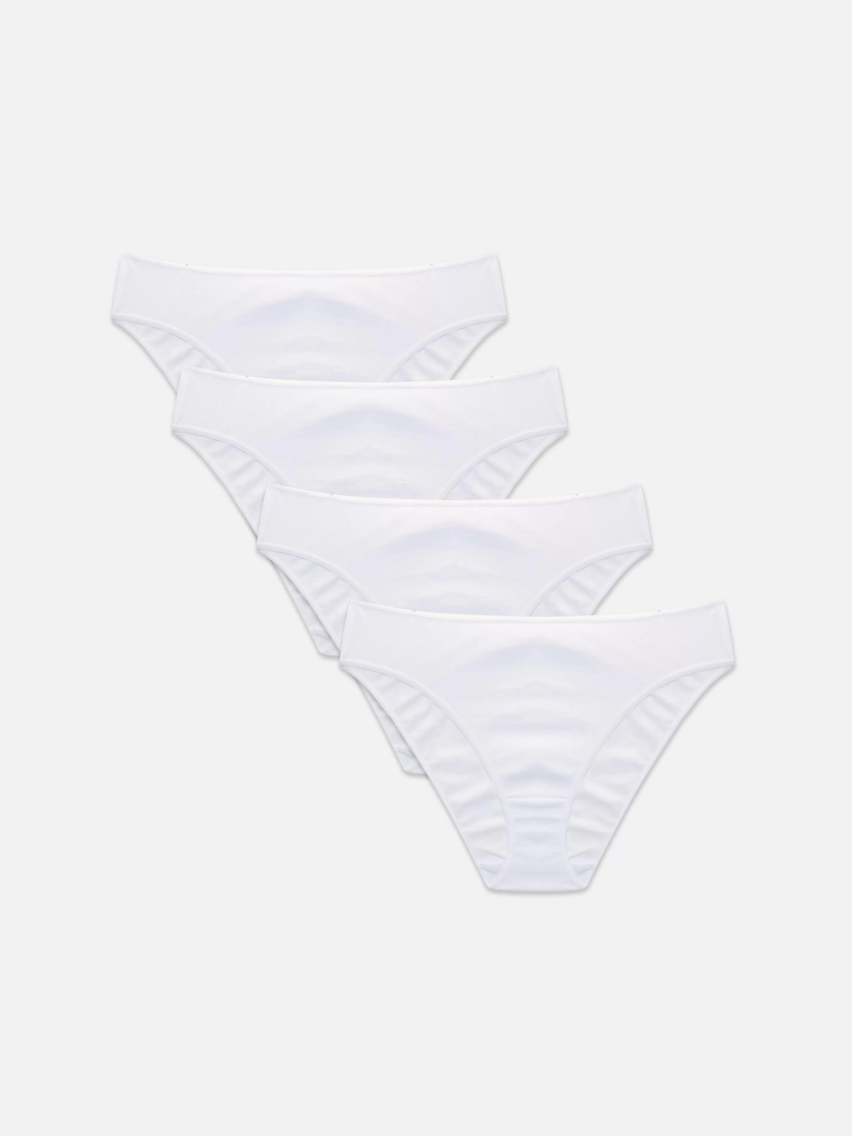 Primark Slips | Bikini-Slips, 4er-Pack Weiß