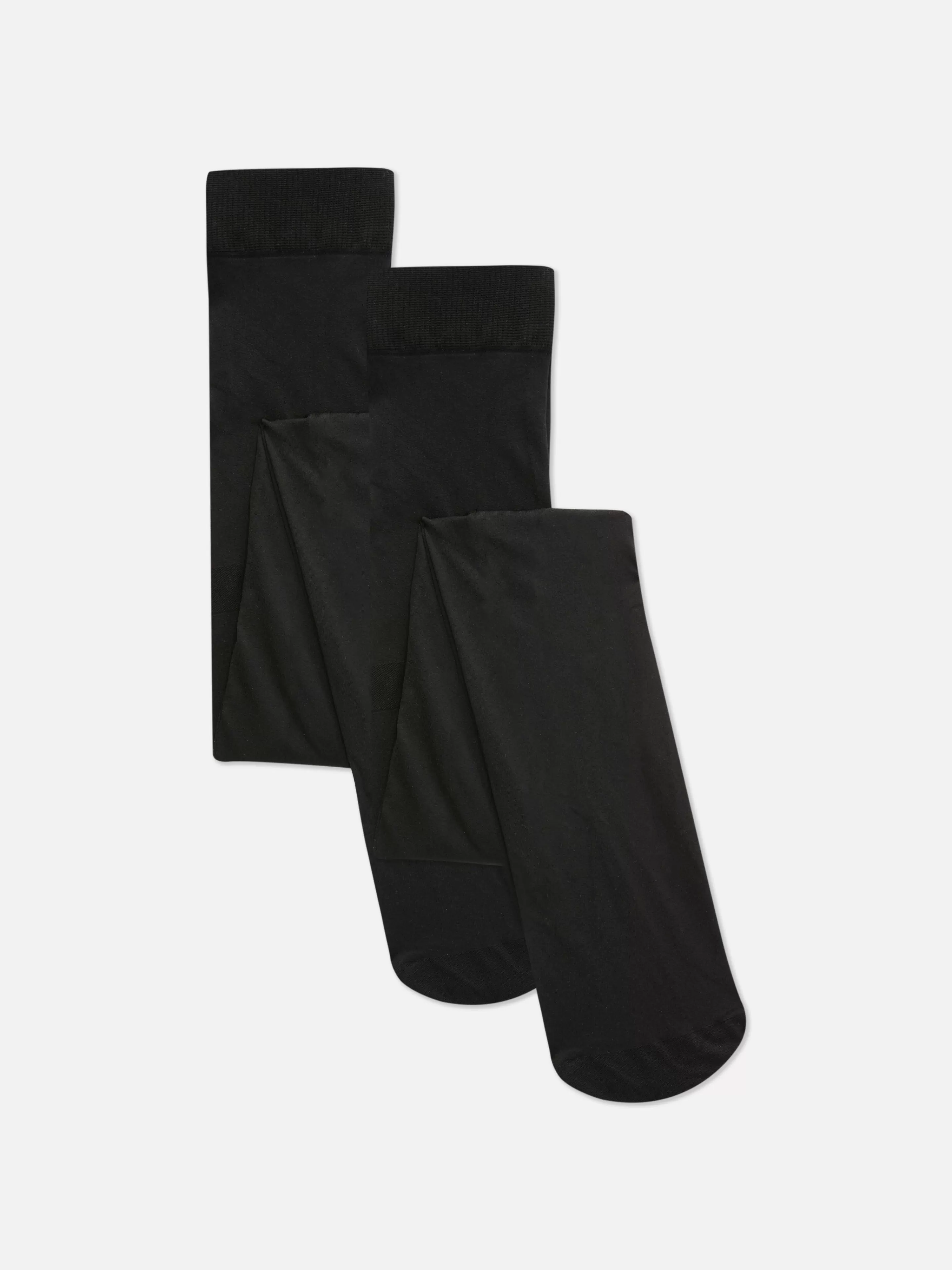 Primark Socken Und Strumpfhosen | Blickdichte Strumpfhose, 120 Den, 2er-Pack Schwarz