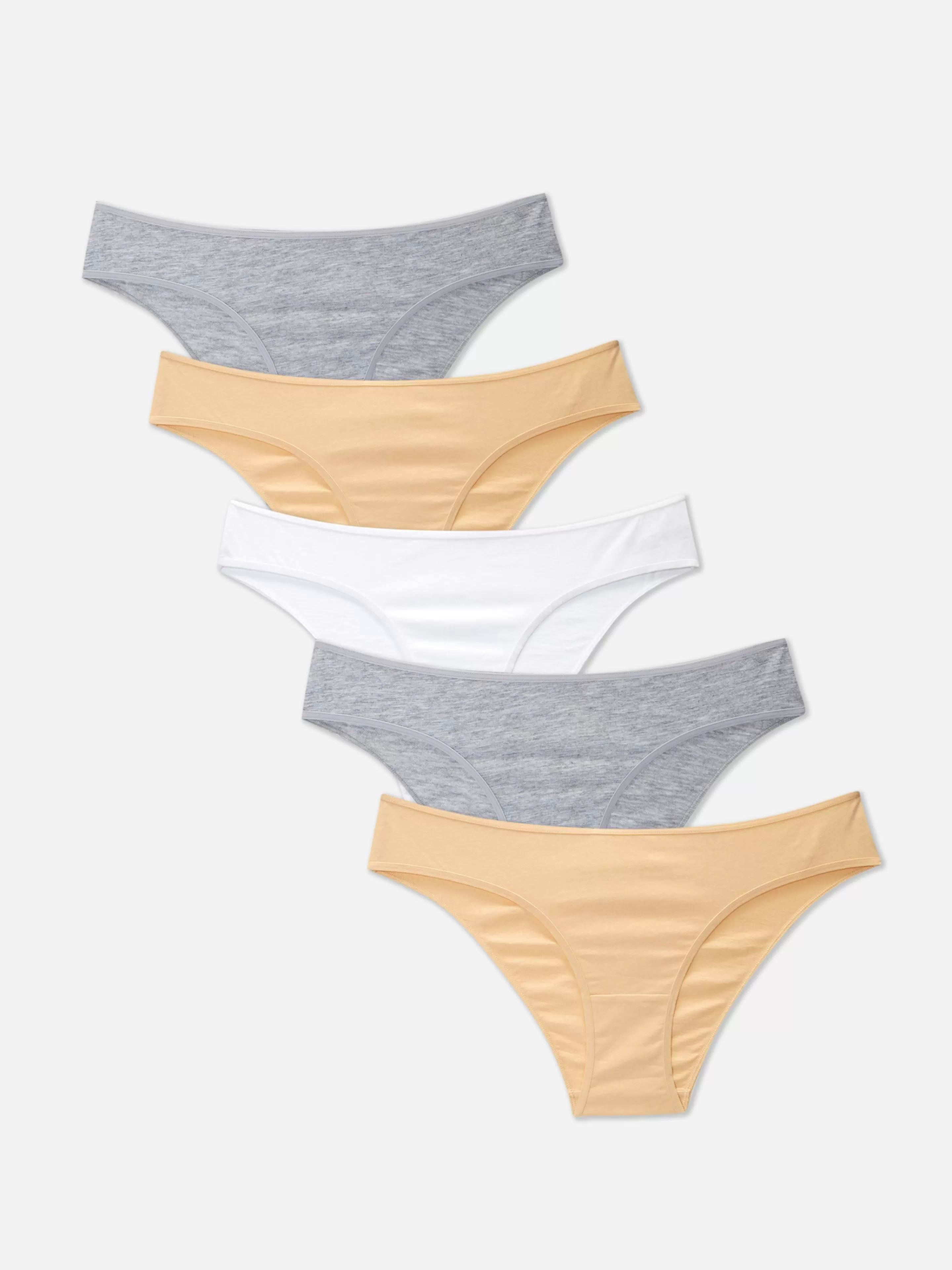 Primark Slips | Brazil-Slips, 5er-Pack Naturfarben