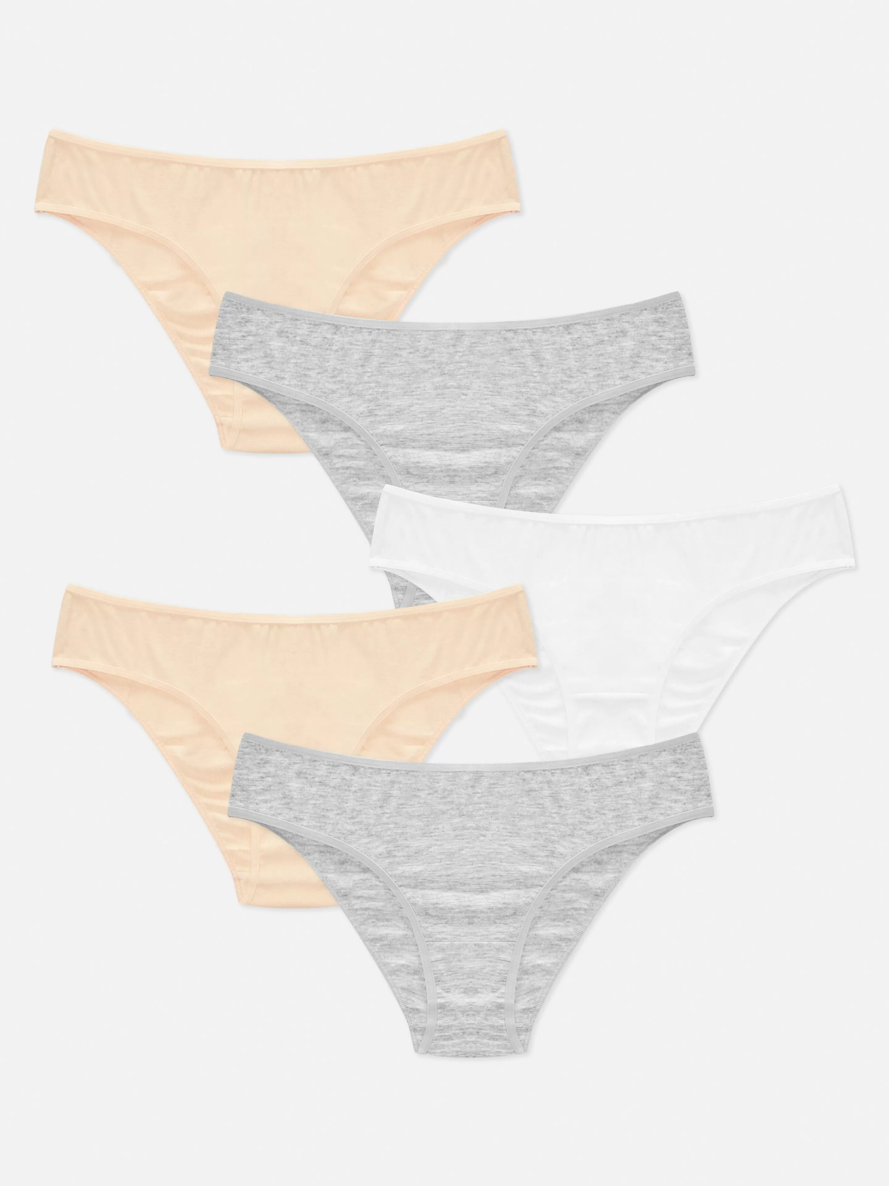 Primark Slips | Brazil-Slips Für Jeden Tag, 5er-Pack Naturfarben