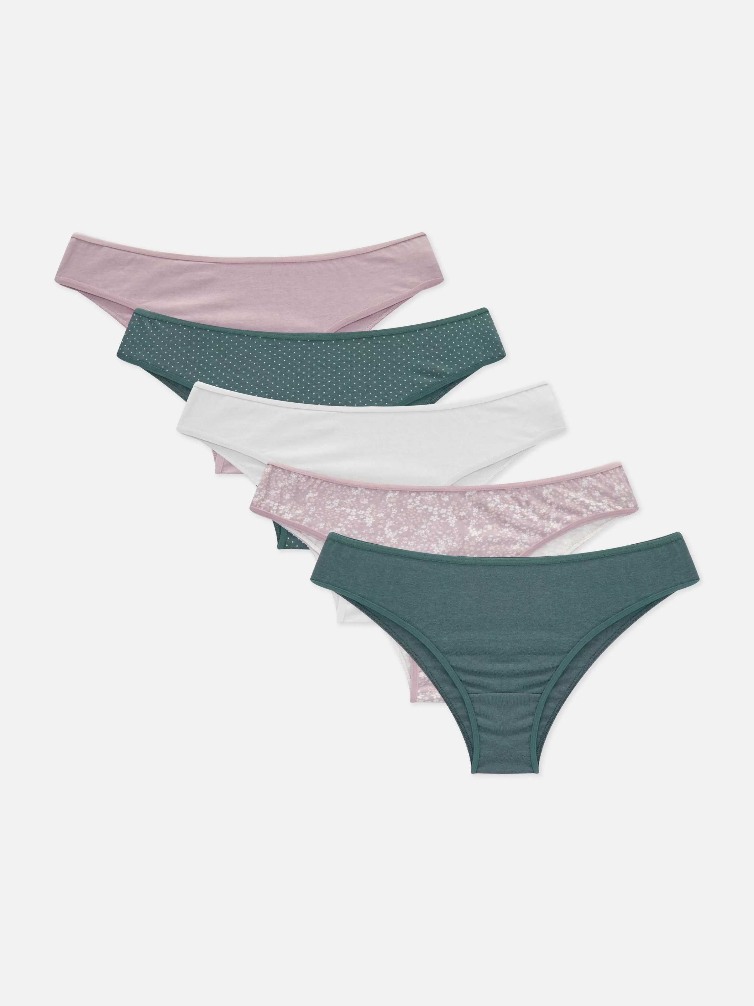 Primark Slips | Brazil-Slips Für Jeden Tag, 5er-Pack Violett