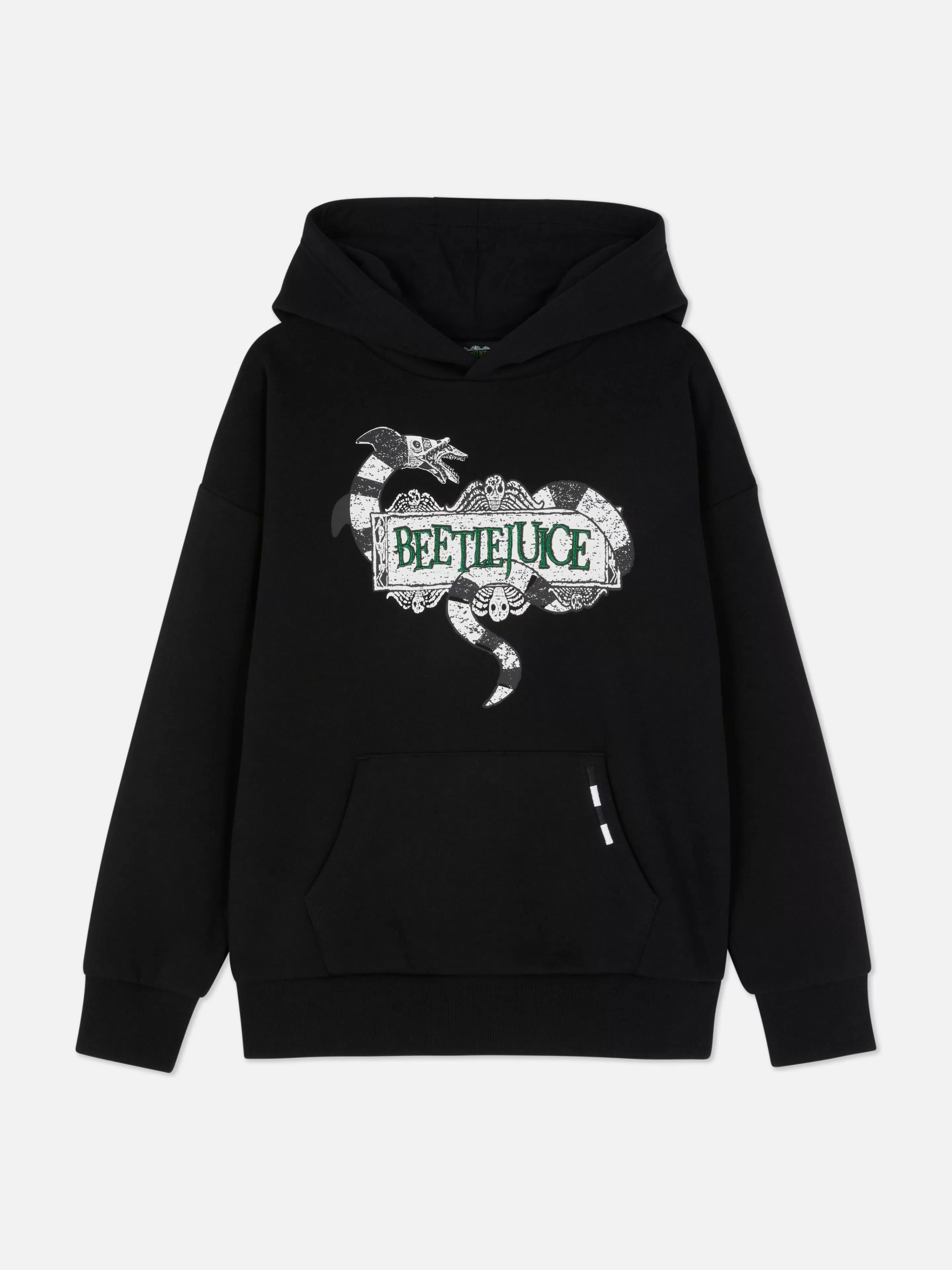 Primark Beetlejuice | Halloween Alle | Buntes „Beetlejuice“ Hoodie Mit Grafik Schwarz