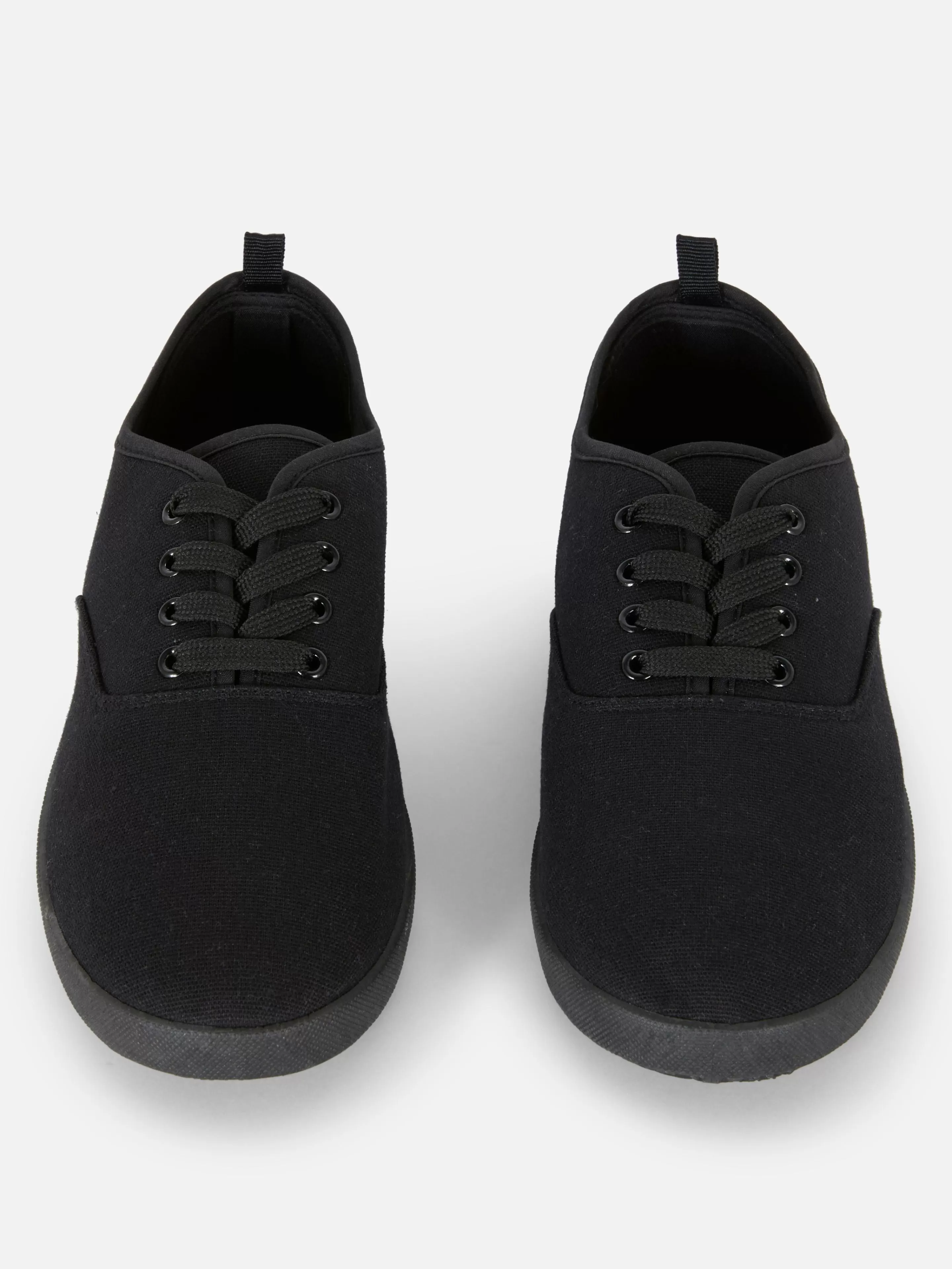 Primark Sneakers | Canvas-Plimsolls Zum Schnüren Schwarz