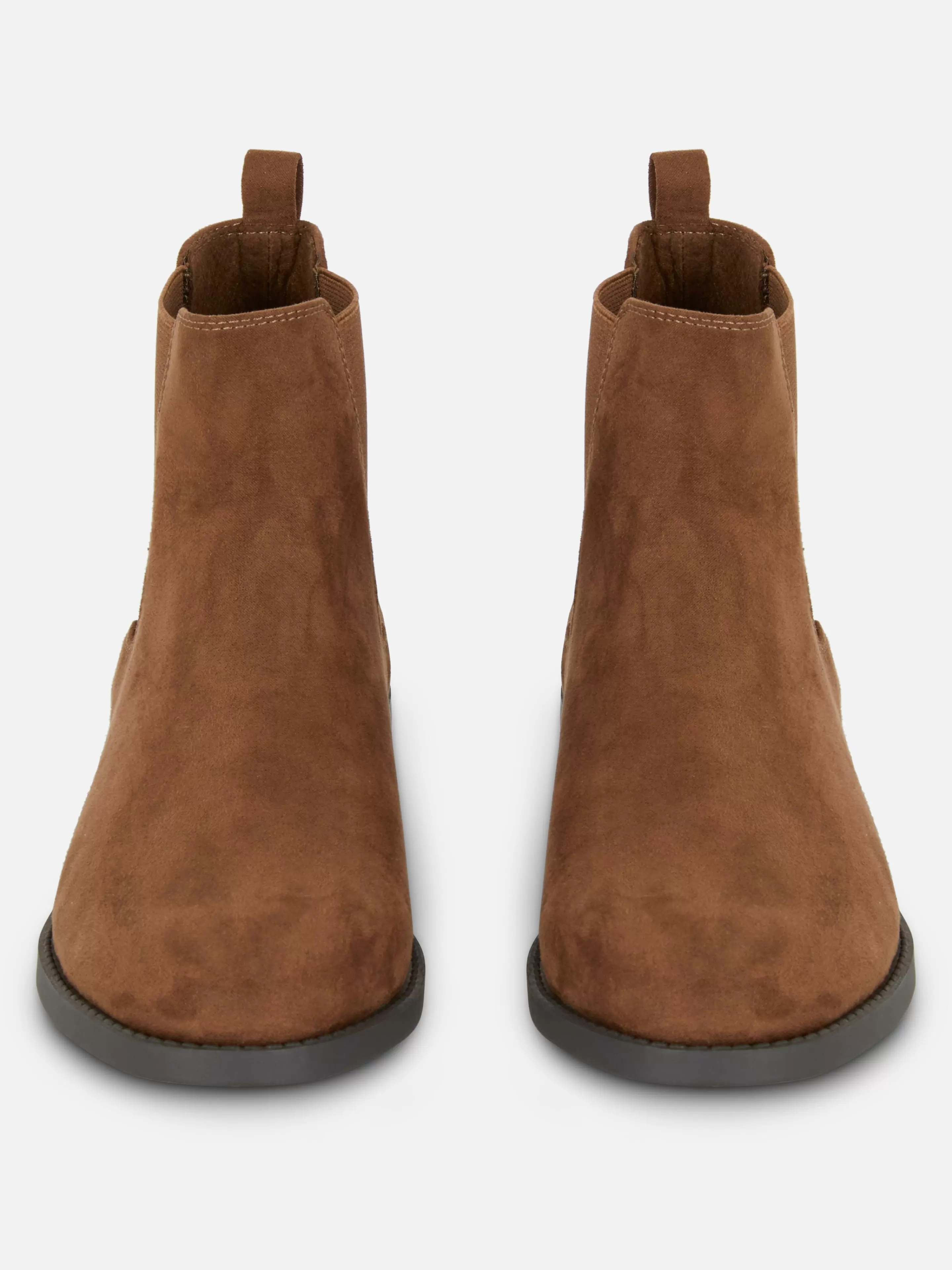 Primark Stiefel | Chelsea-Boots In Wildleder-Optik Taupefarben