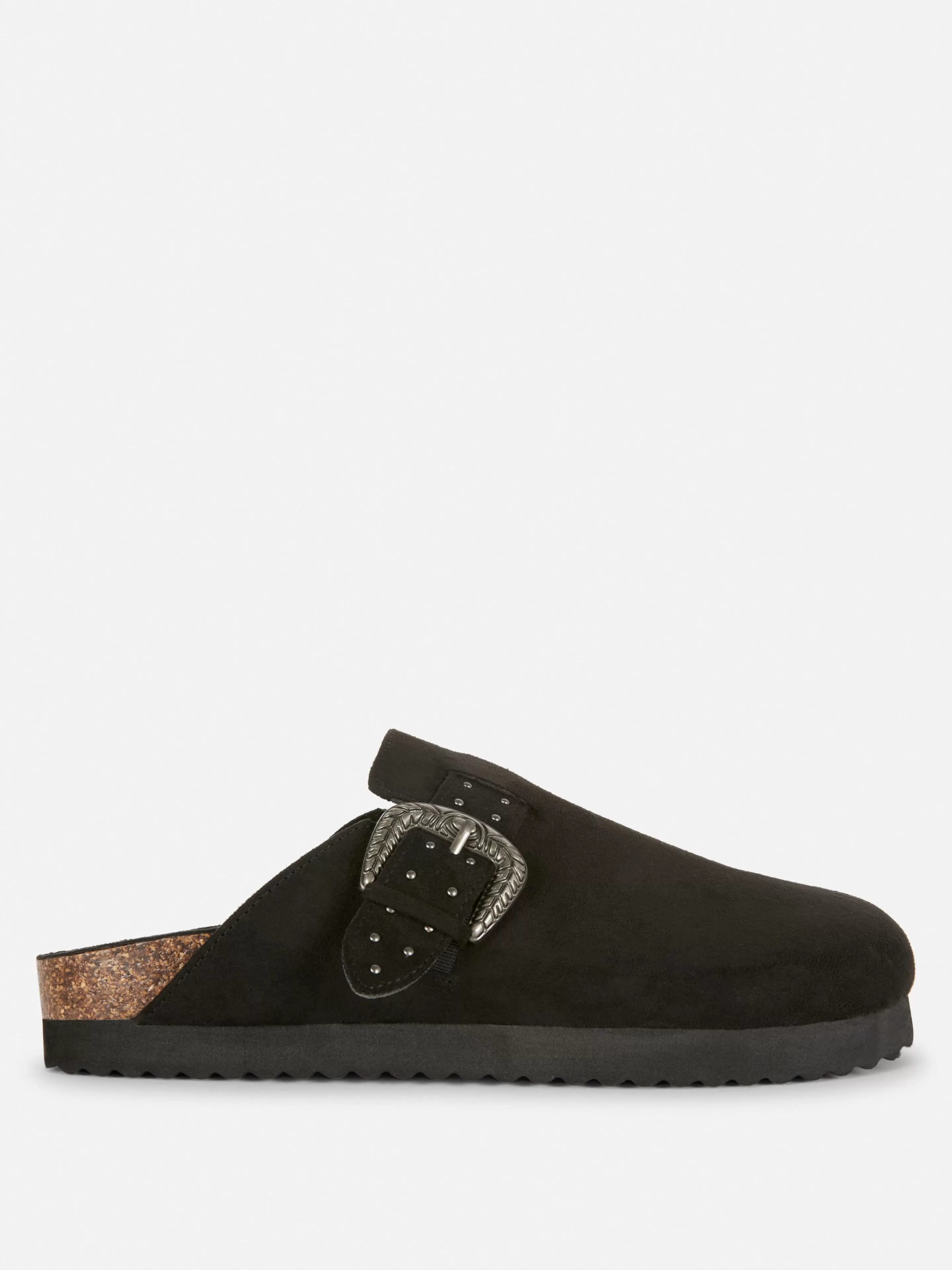 Primark Hausschuhe | Hausschuhe | Clogs Mit Nietenschnalle Schwarz