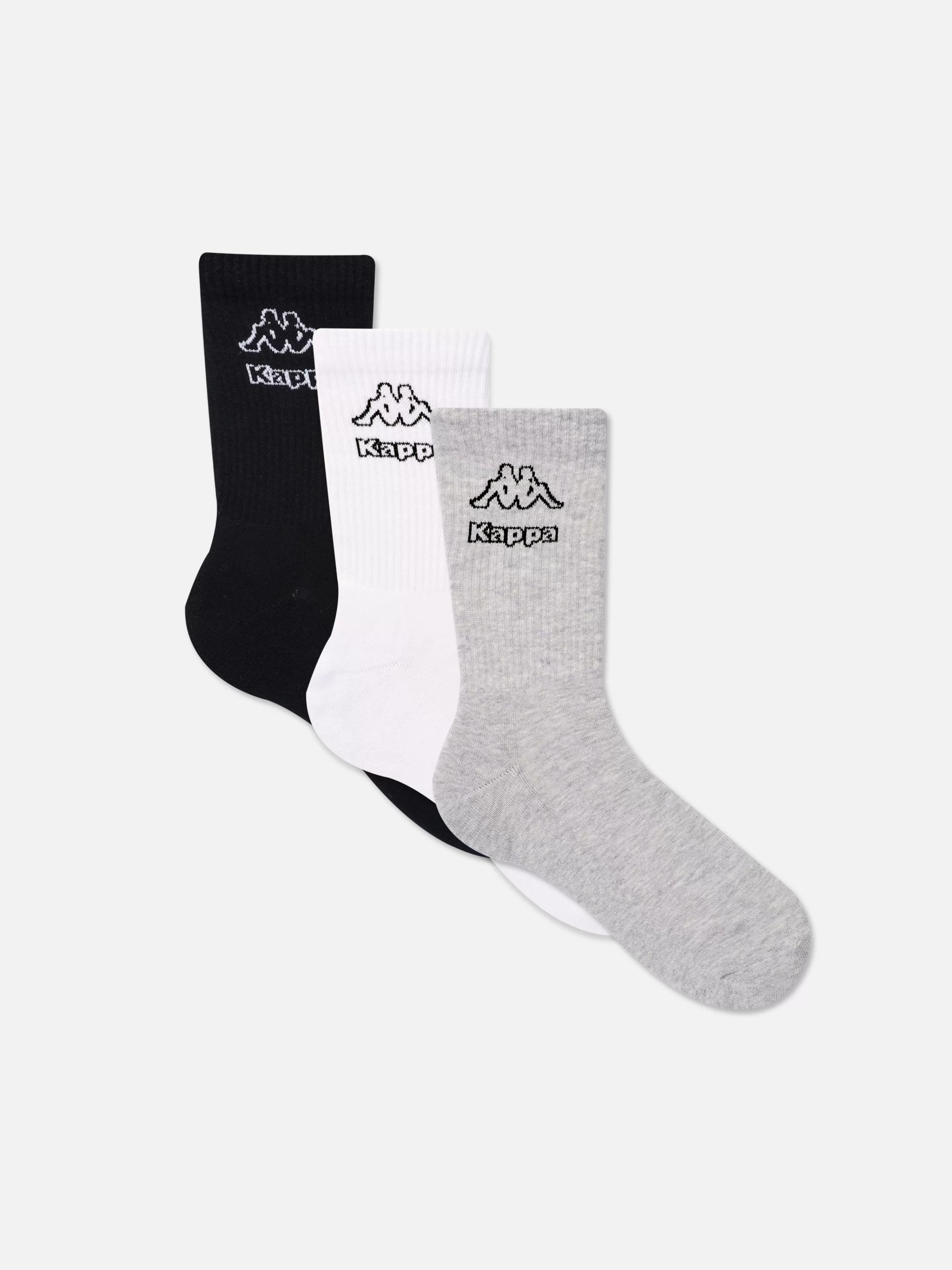 Primark Socken | Sportbekleidung | Crew-Socken Mit „Kappa X “ Logo, 3er-Pack Multi