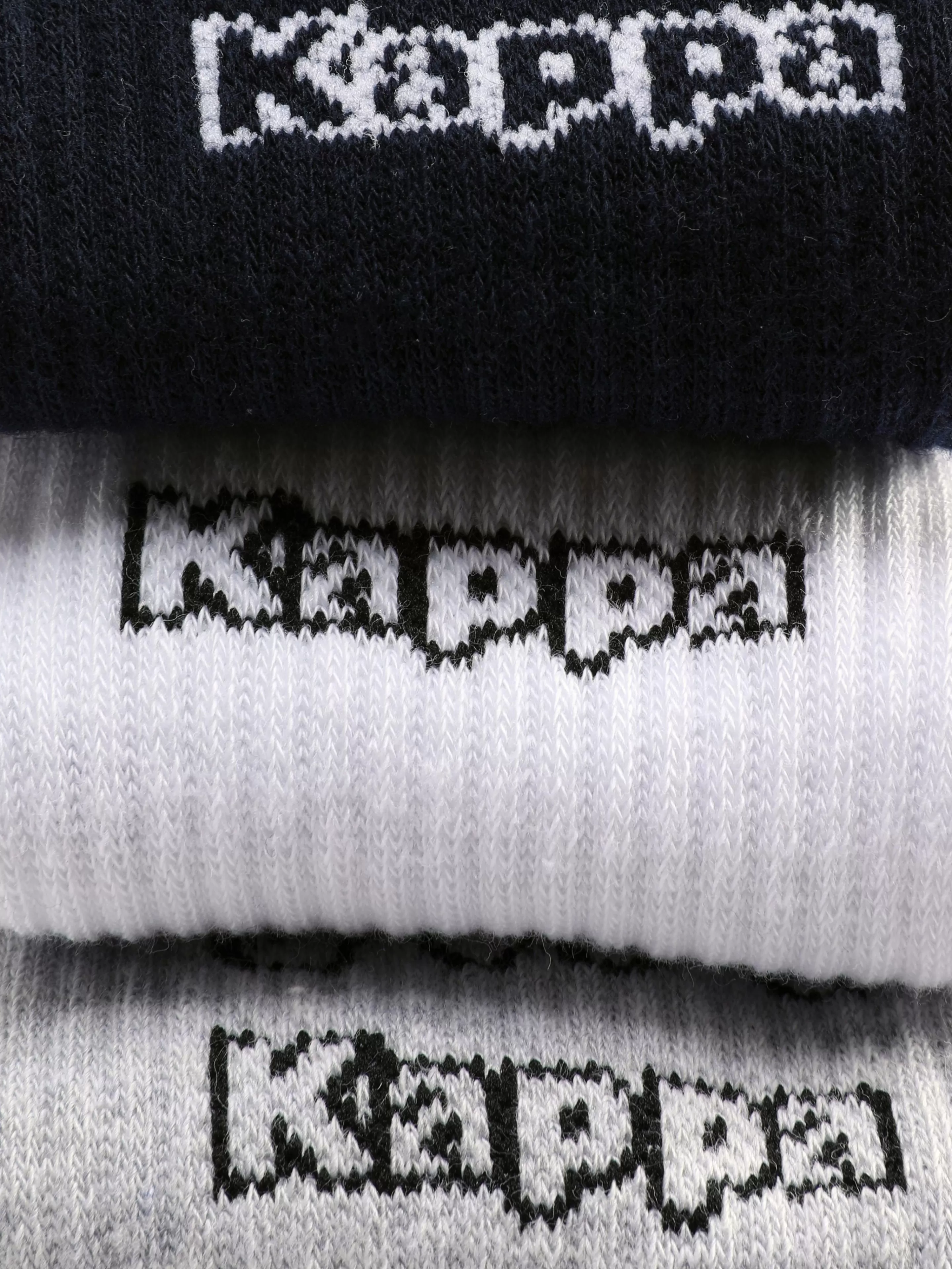 Primark Socken | Sportbekleidung | Crew-Socken Mit „Kappa X “ Logo, 3er-Pack Multi