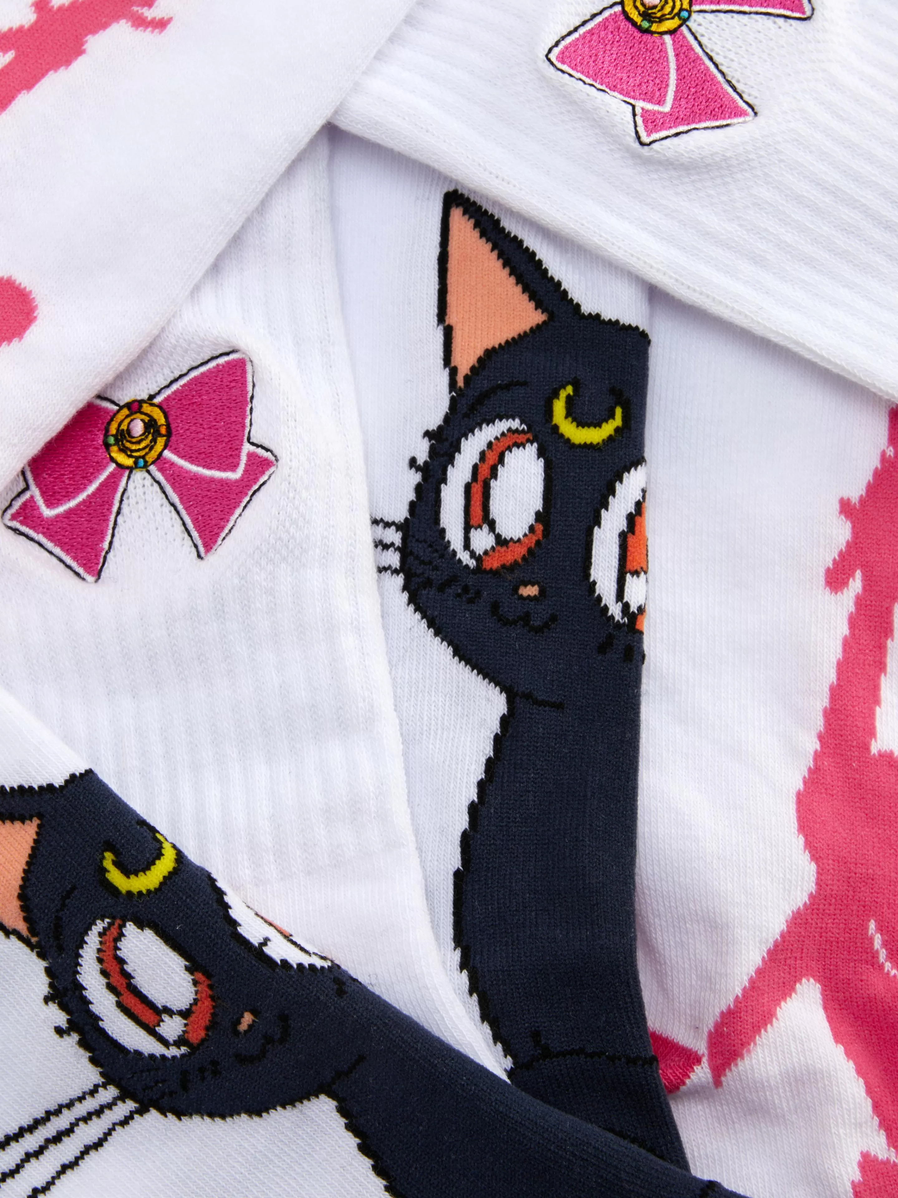 Primark Socken | Crew-Socken Mit „Sailor Moon“ Grafik Weiß