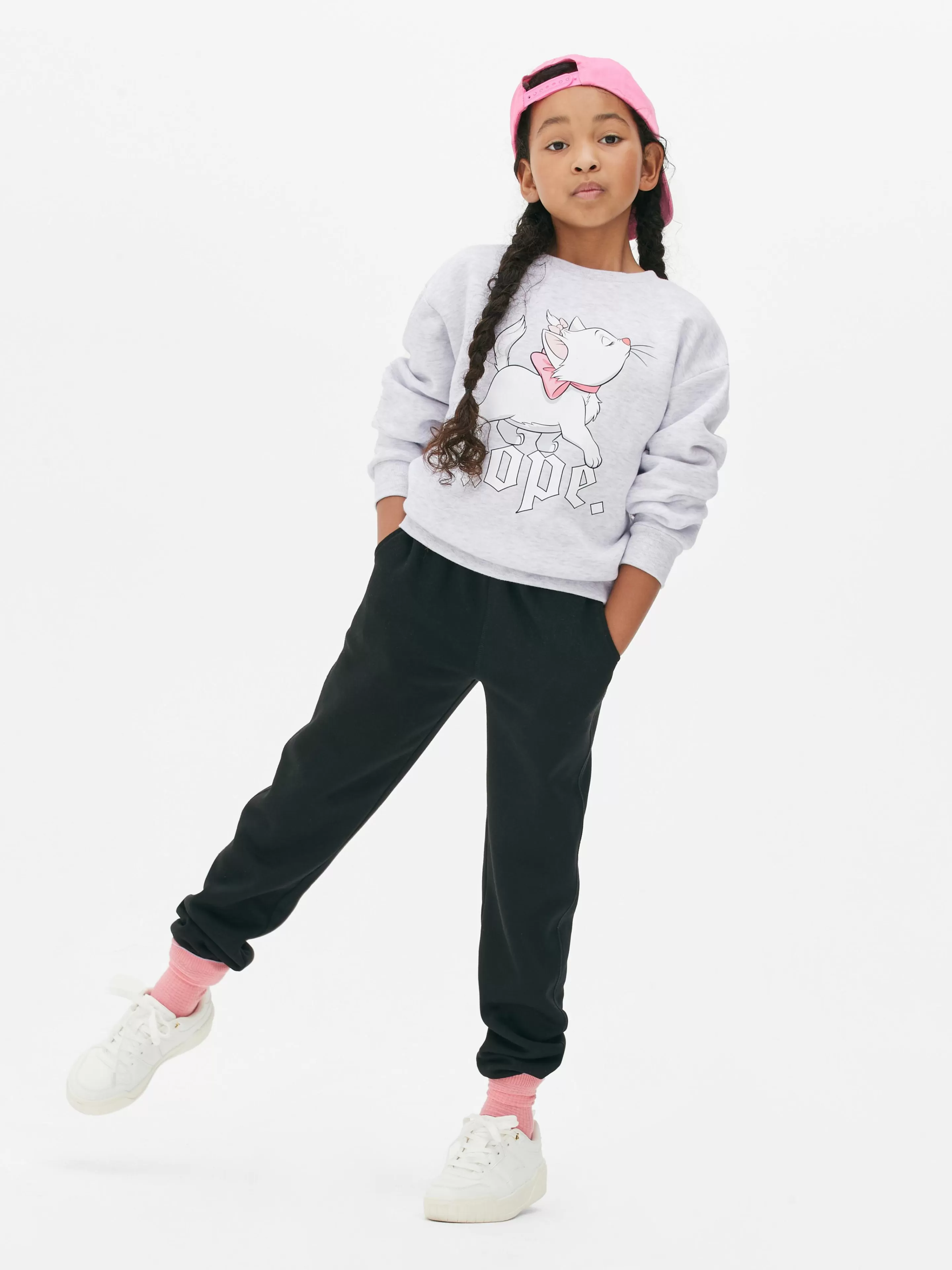 Primark Hoodies Und Sweatshirts | „Disney Aristocats Marie“ Sweatshirt Grau meliert