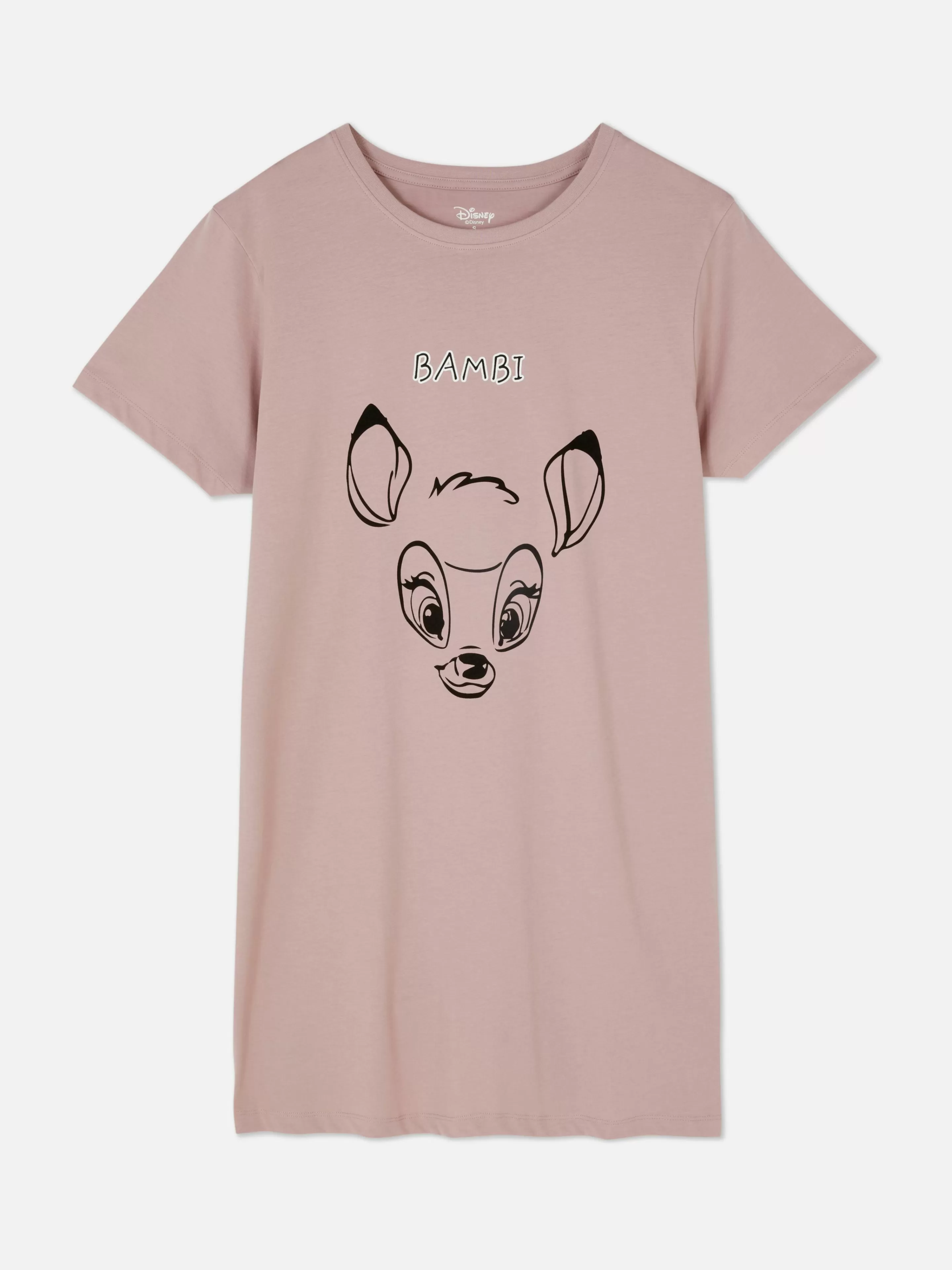 Primark Schlafshirts Und Nachthemden | „Disney Bambi“ Nachthemd Mit Print Mokkafarben