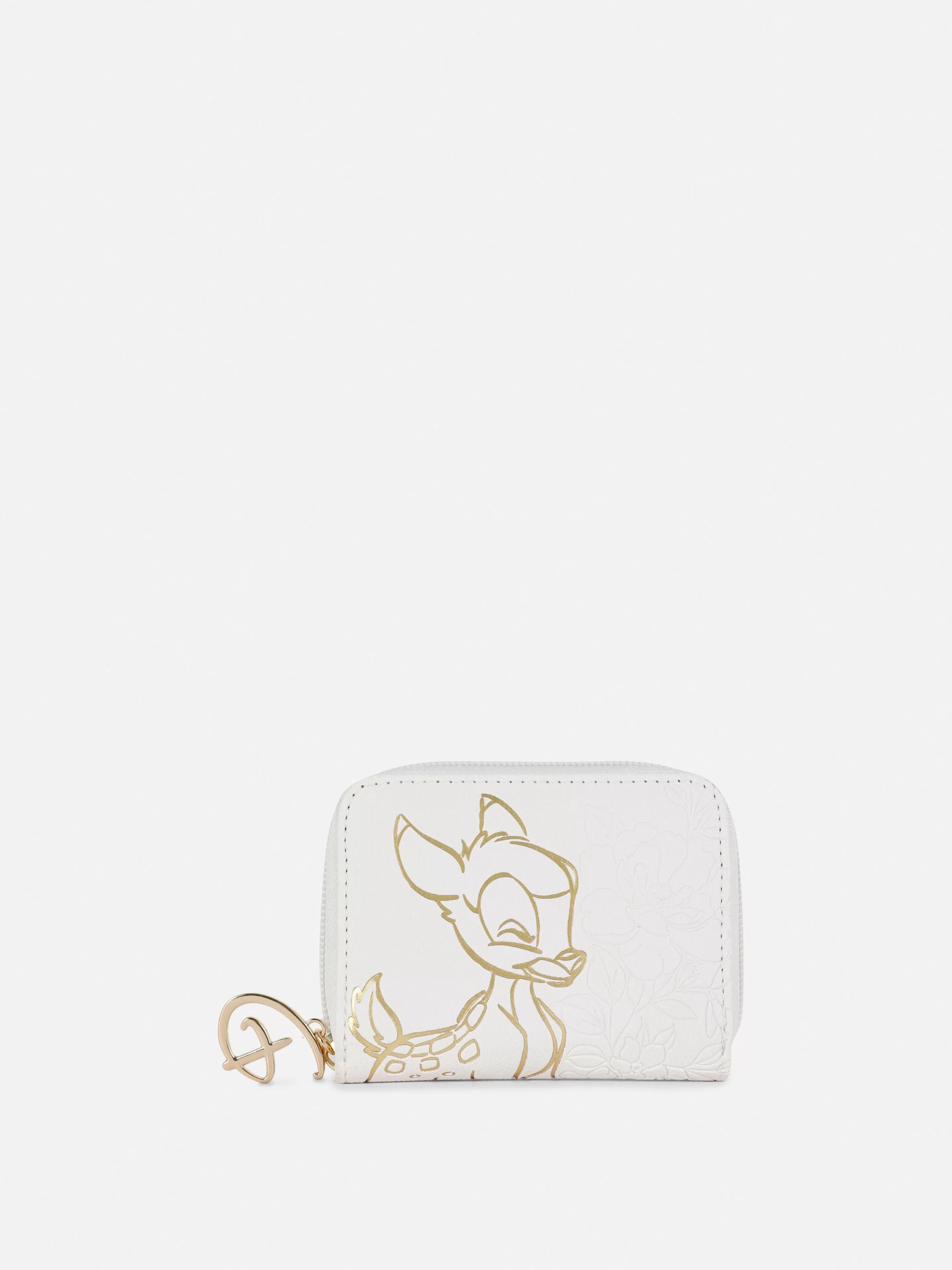 Primark Taschen Und Portemonnaies | „Disney Bambi“ Portemonnaie Mit Goldfarbenen Details Ecrufarben