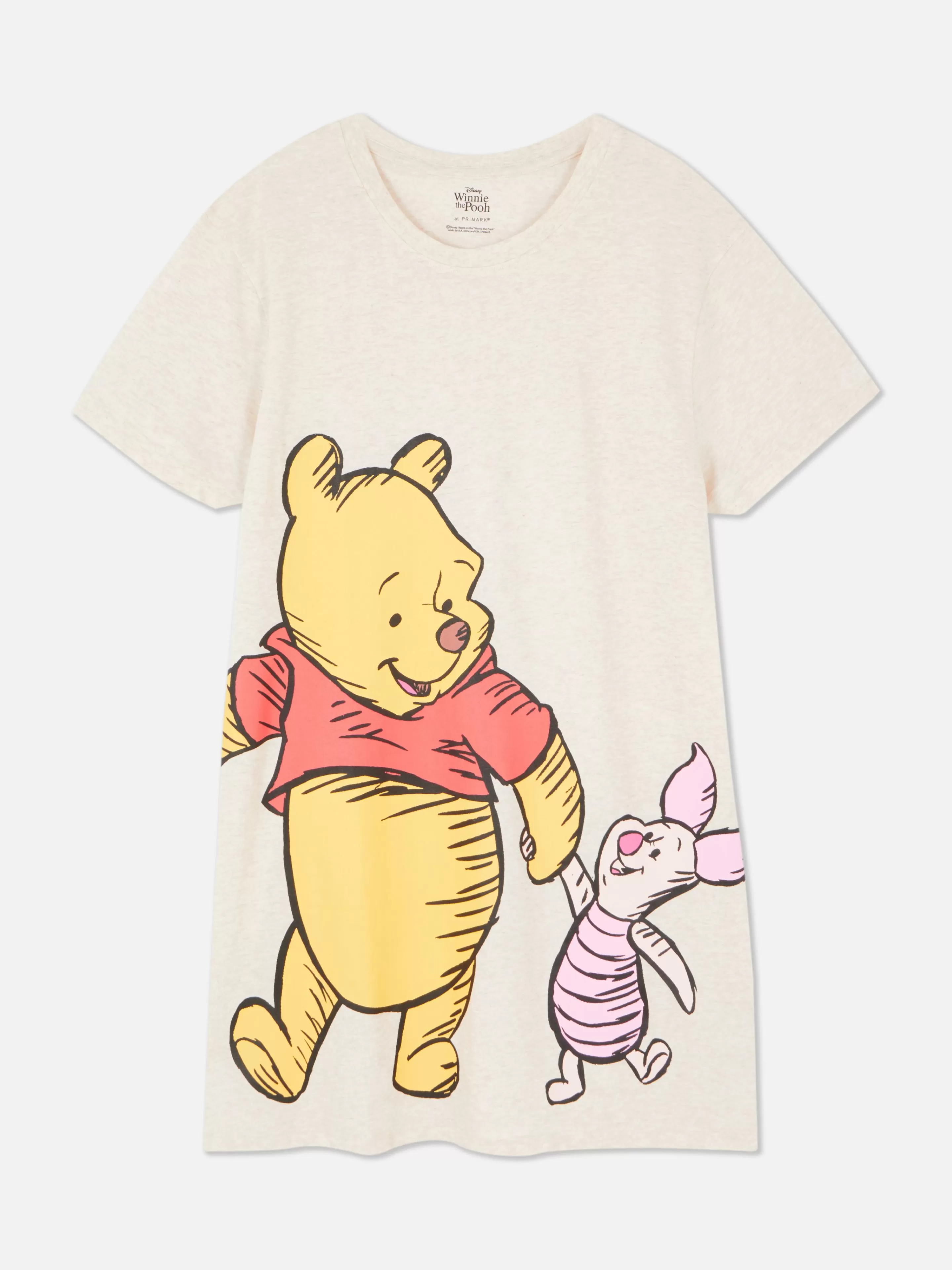 Primark Schlafshirts Und Nachthemden | „Disney Charakter“ Schlafshirt Hellbeige