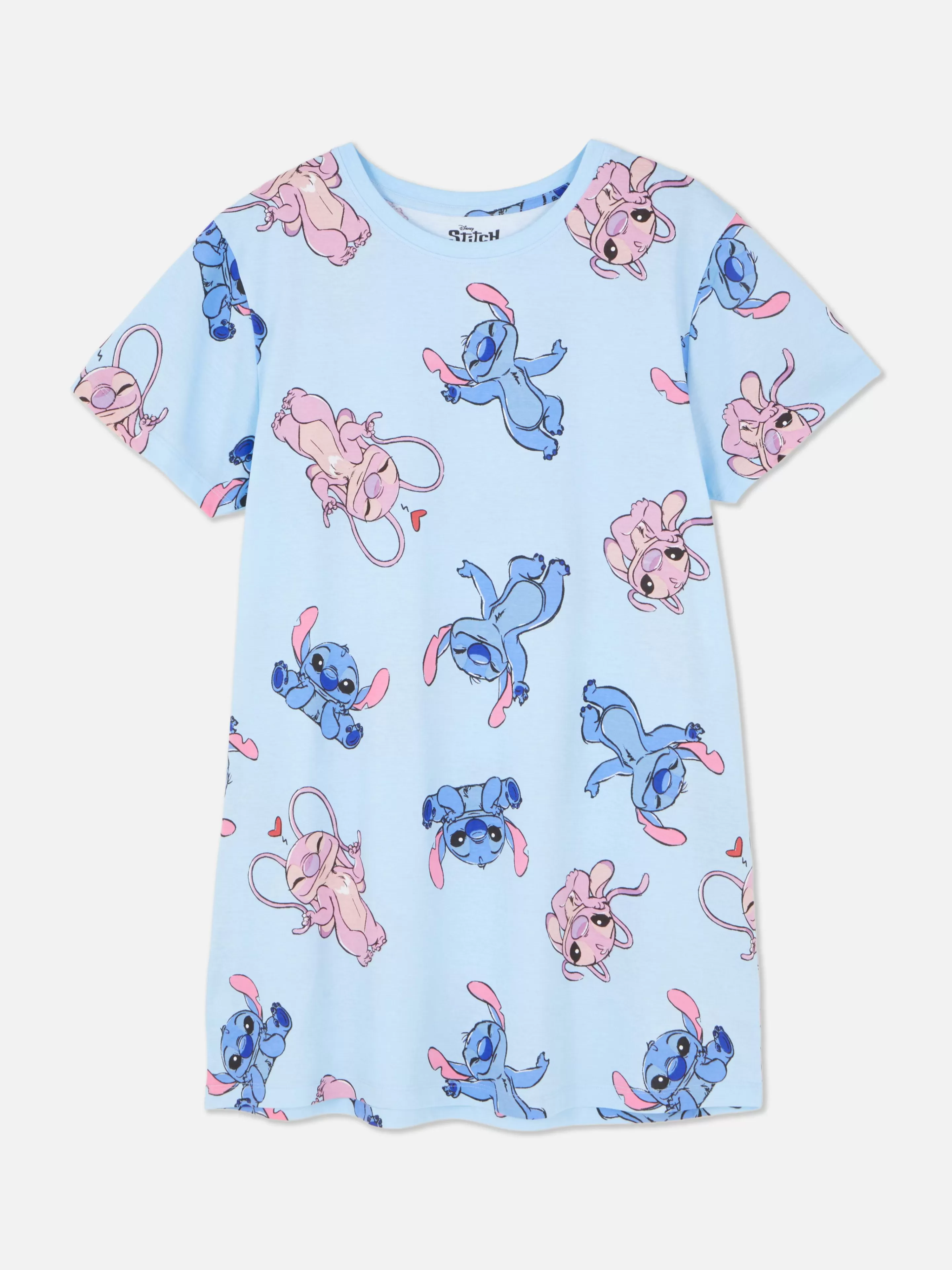 Primark Schlafshirts Und Nachthemden | „Disney Charakter“ Schlafshirt Hellblau