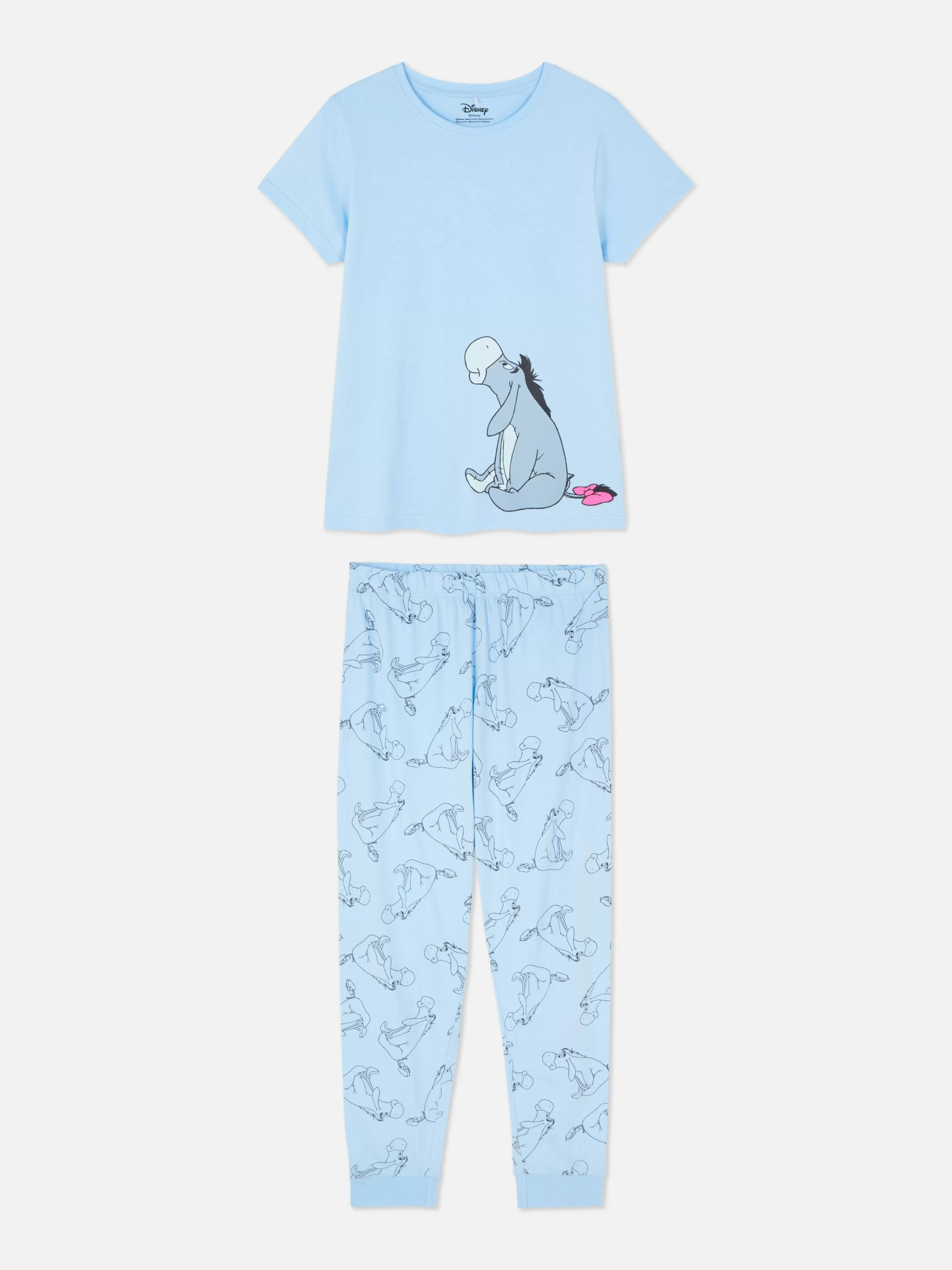 Primark Schlafanzüge | „Disney Charaktere“ T-Shirt-Schlafanzug Blau