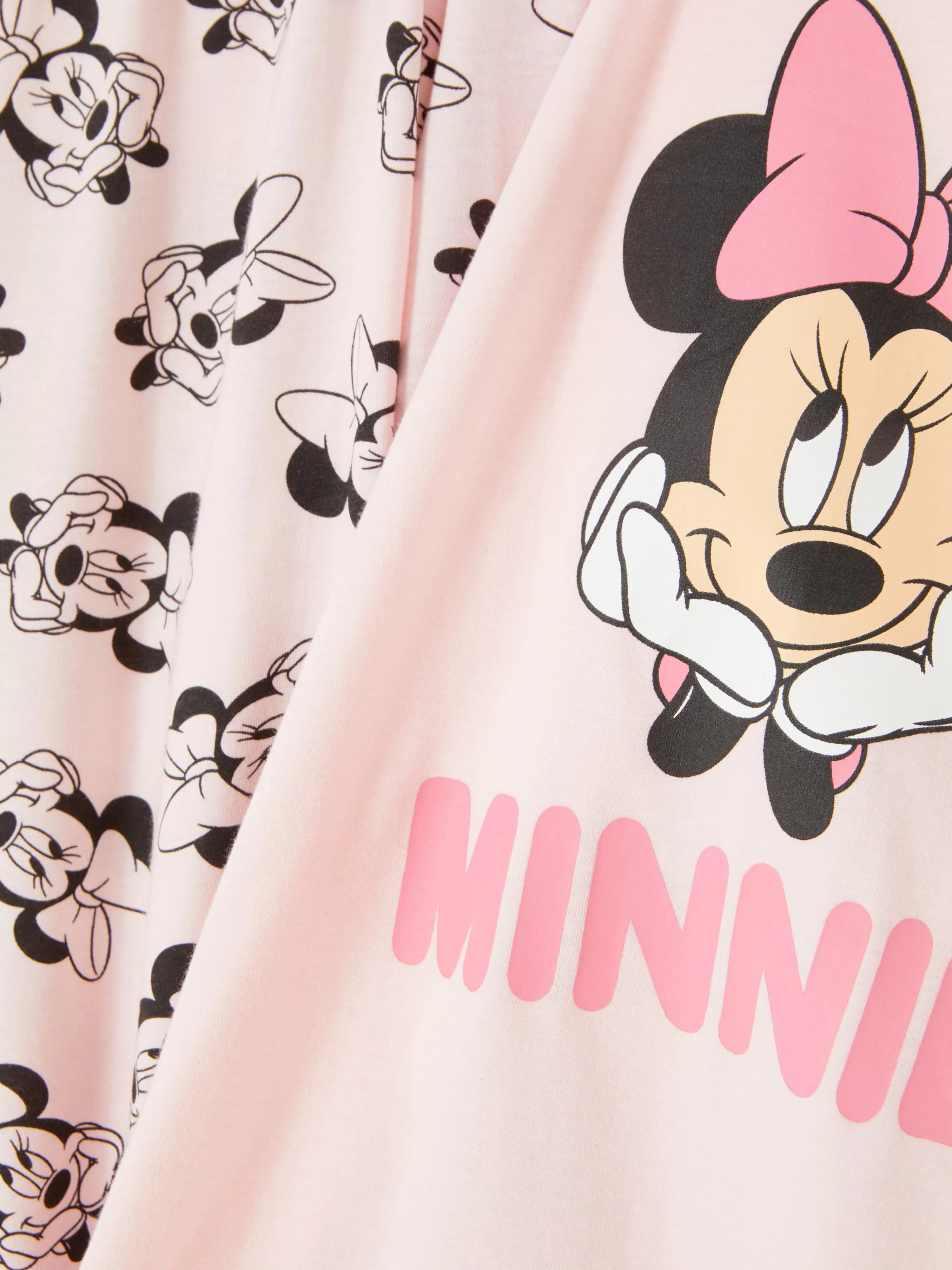 Primark Schlafanzüge | „Disney Charaktere“ T-Shirt-Schlafanzug Rosa