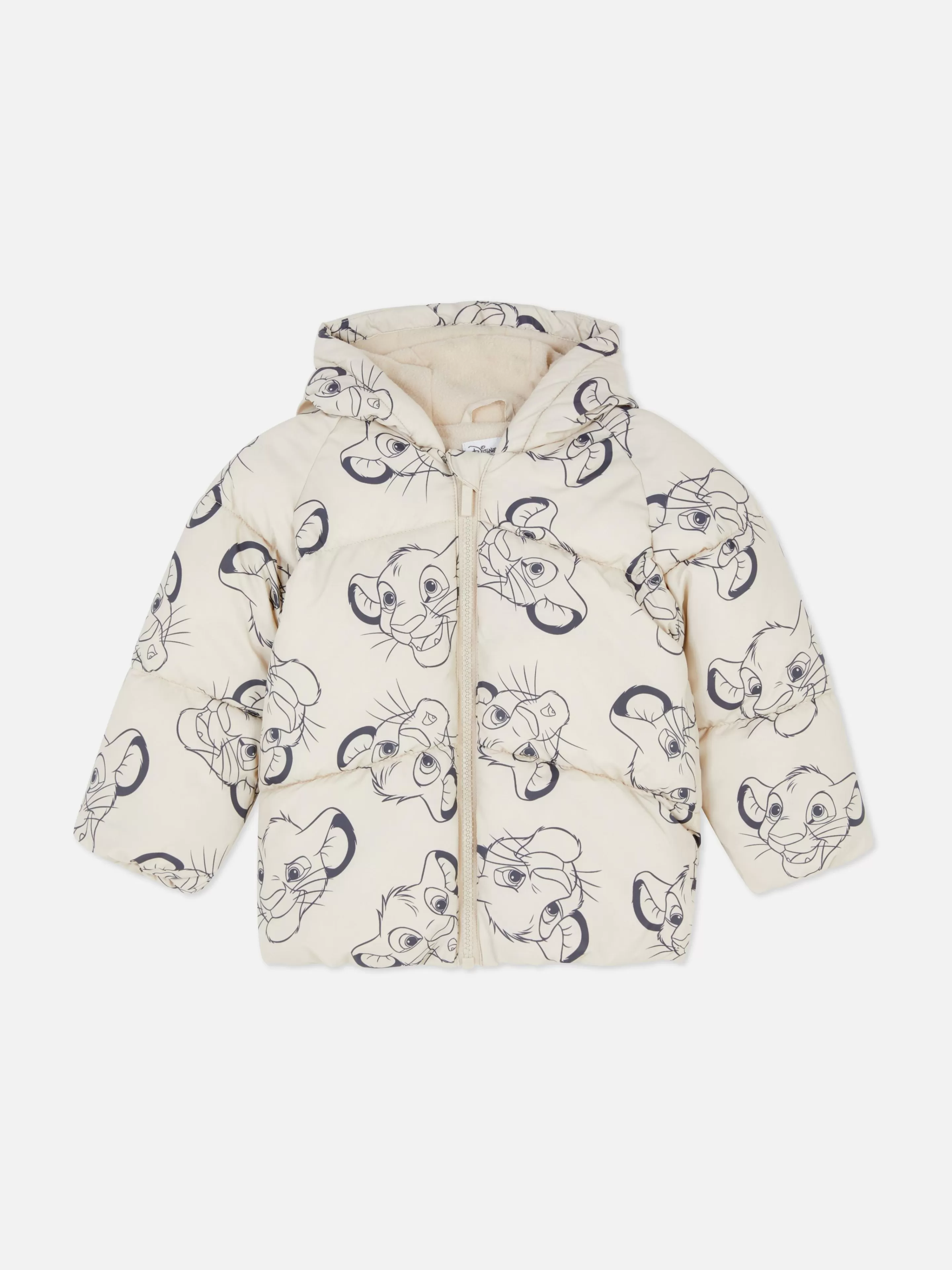 Primark Jacken Und Mäntel | „Disney Der König Der Löwen“ Pufferjacke Steinfarben