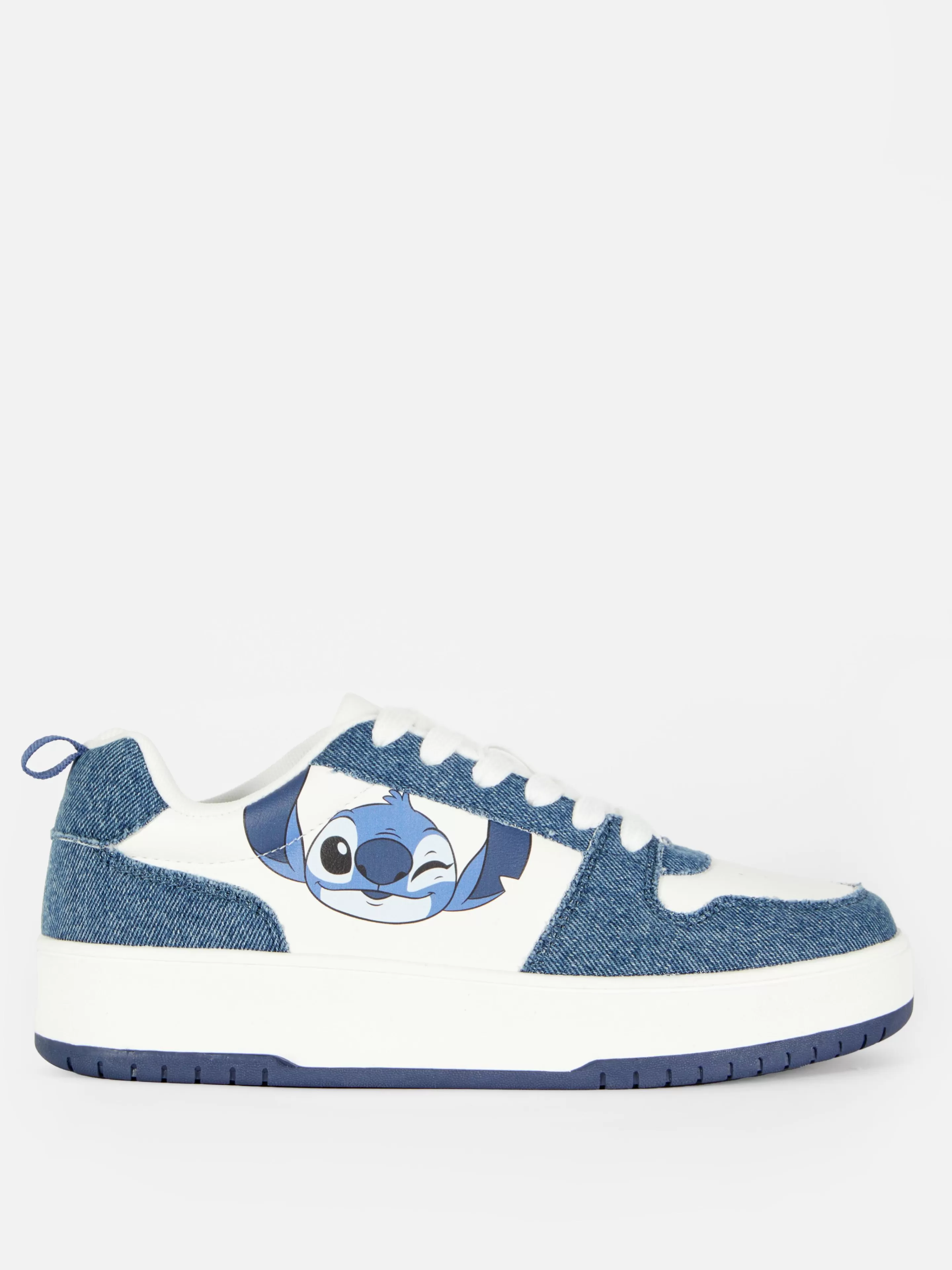 Primark Sneakers | Denim | „Disney Lilo & Stitch“ Denim-Low-Top-Sneaker Blau