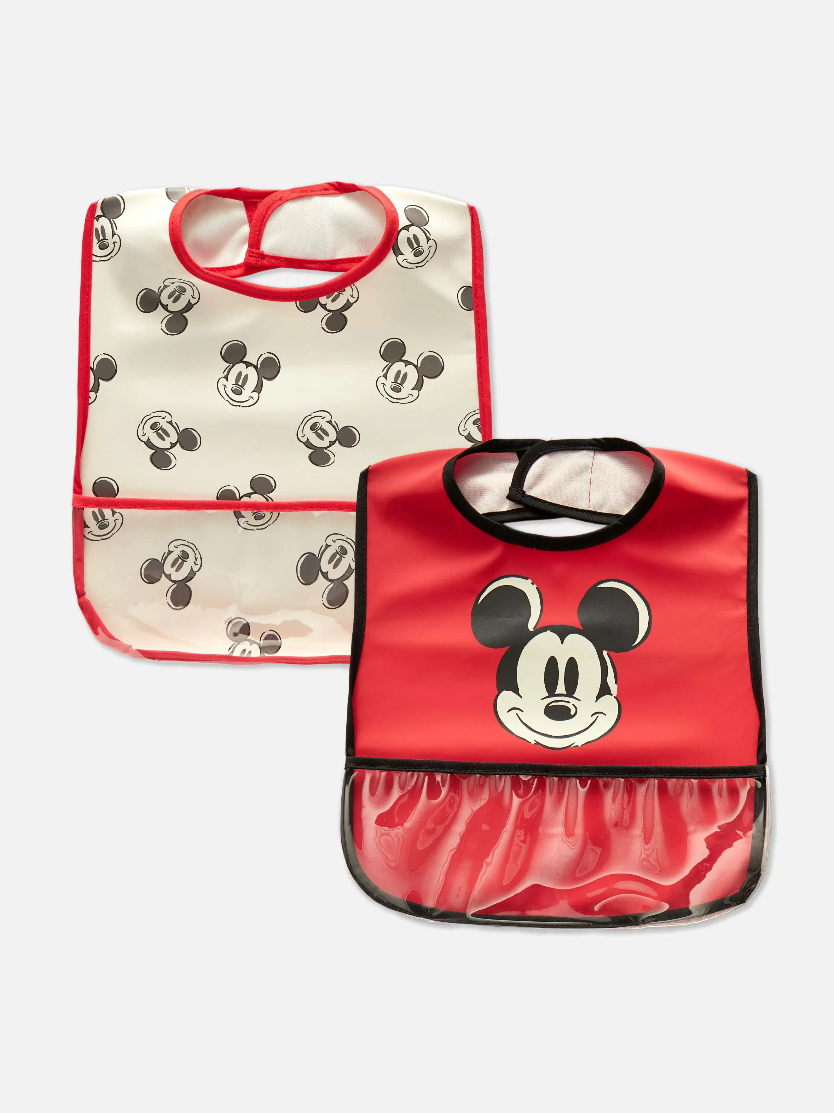 Primark Füttern Und Abstillen | „Disney Micky Maus“ Lätzchen, 2er-Pack Rot