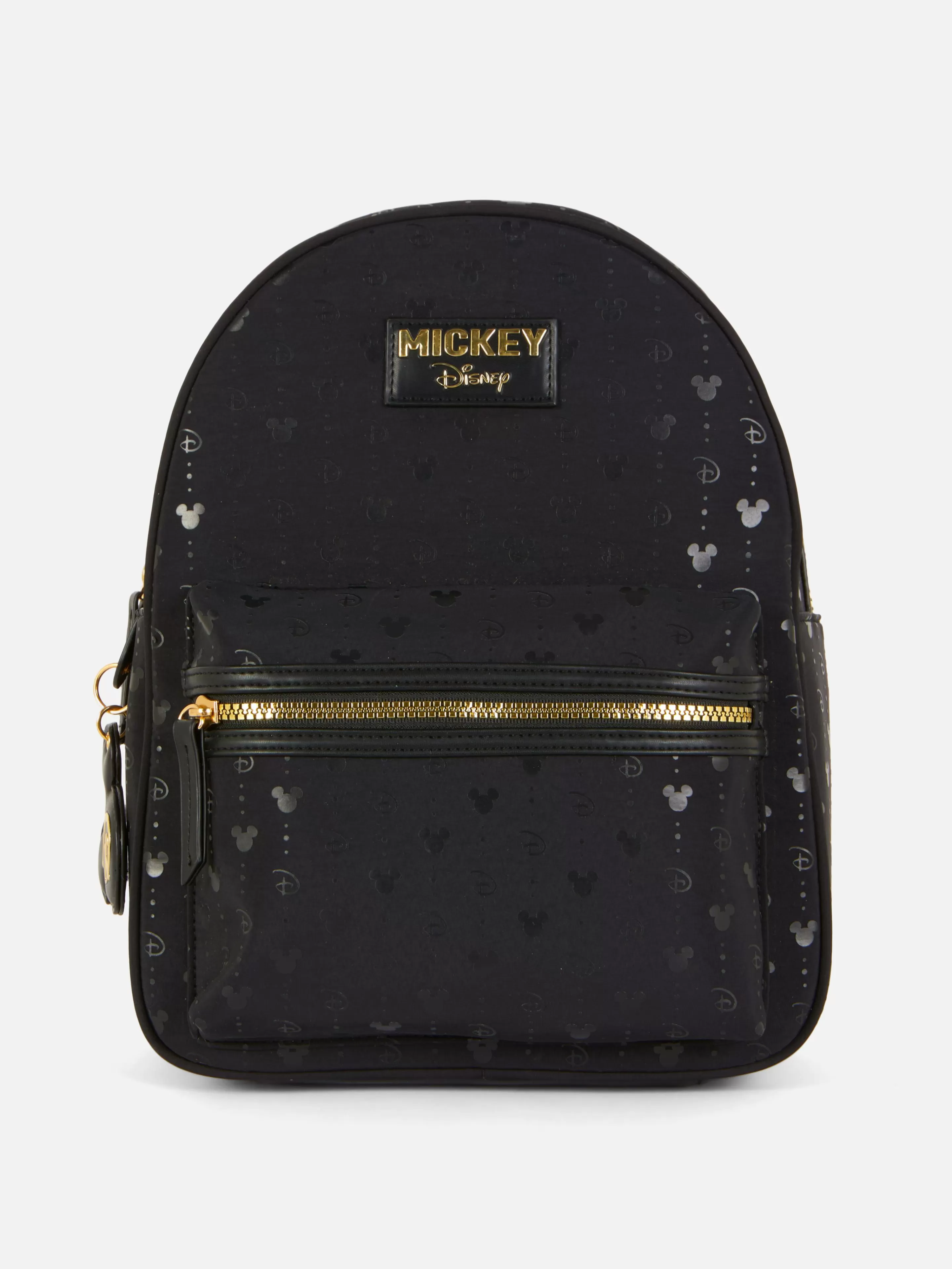 Primark Taschen Und Portemonnaies | „Disney Micky Maus“ Rucksack Mit Monogramm Schwarz