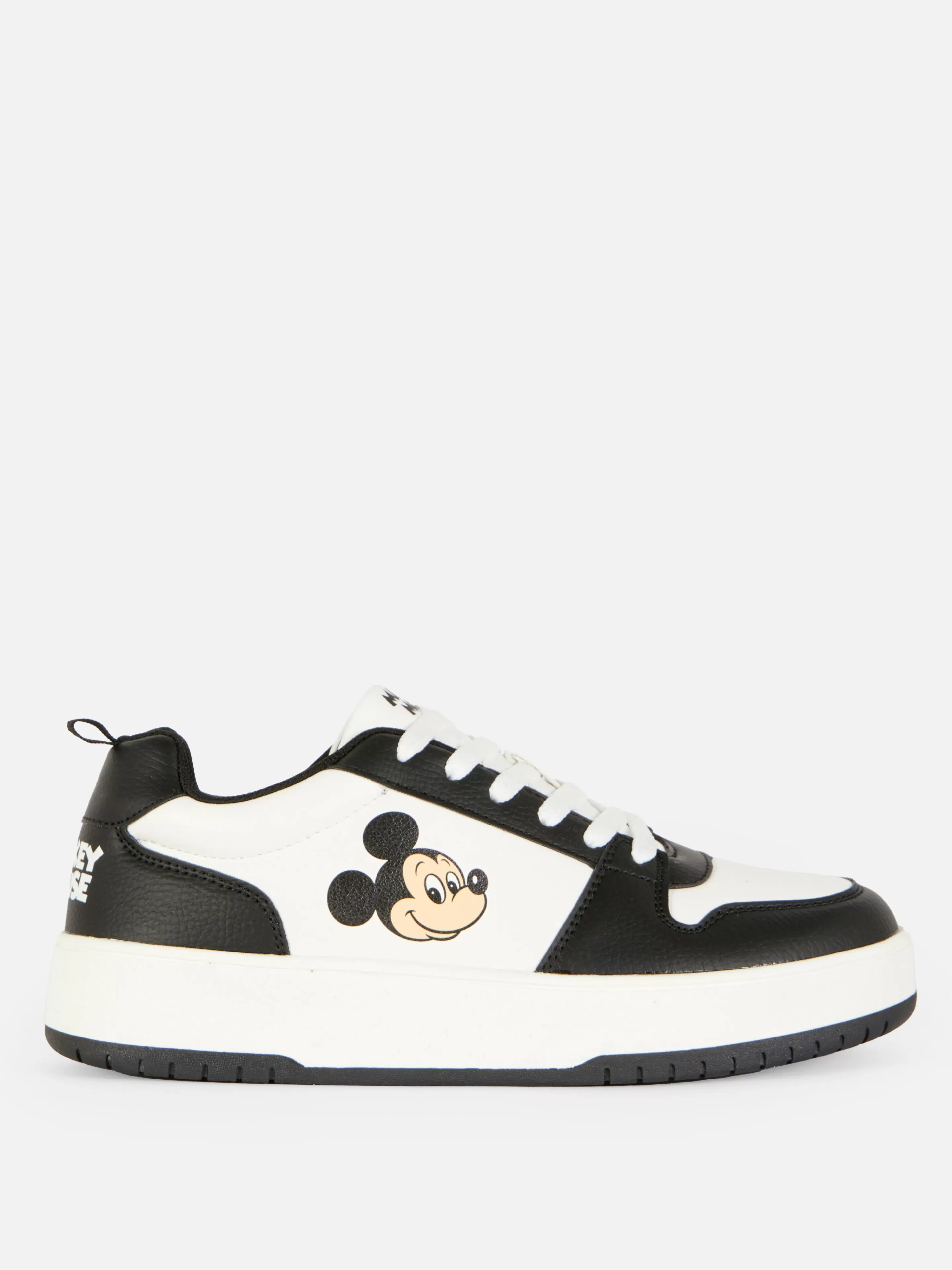 Primark Sneakers | „Disney Micky Maus“ Sneaker In Blockfarben Schwarz