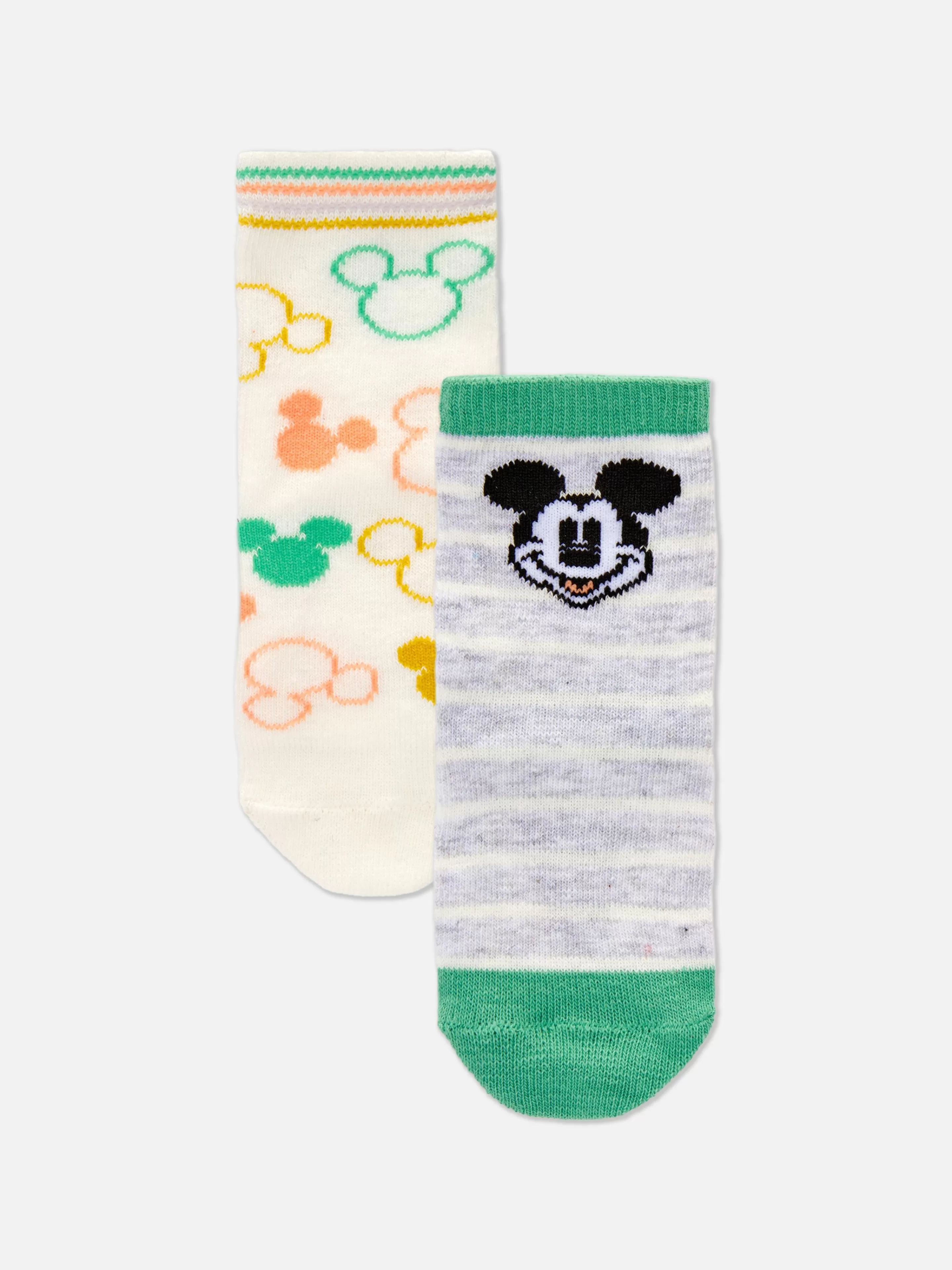 Primark Socken Und Strumpfhosen | „Disney Micky Maus“ Socken, 2er-Pack Grün