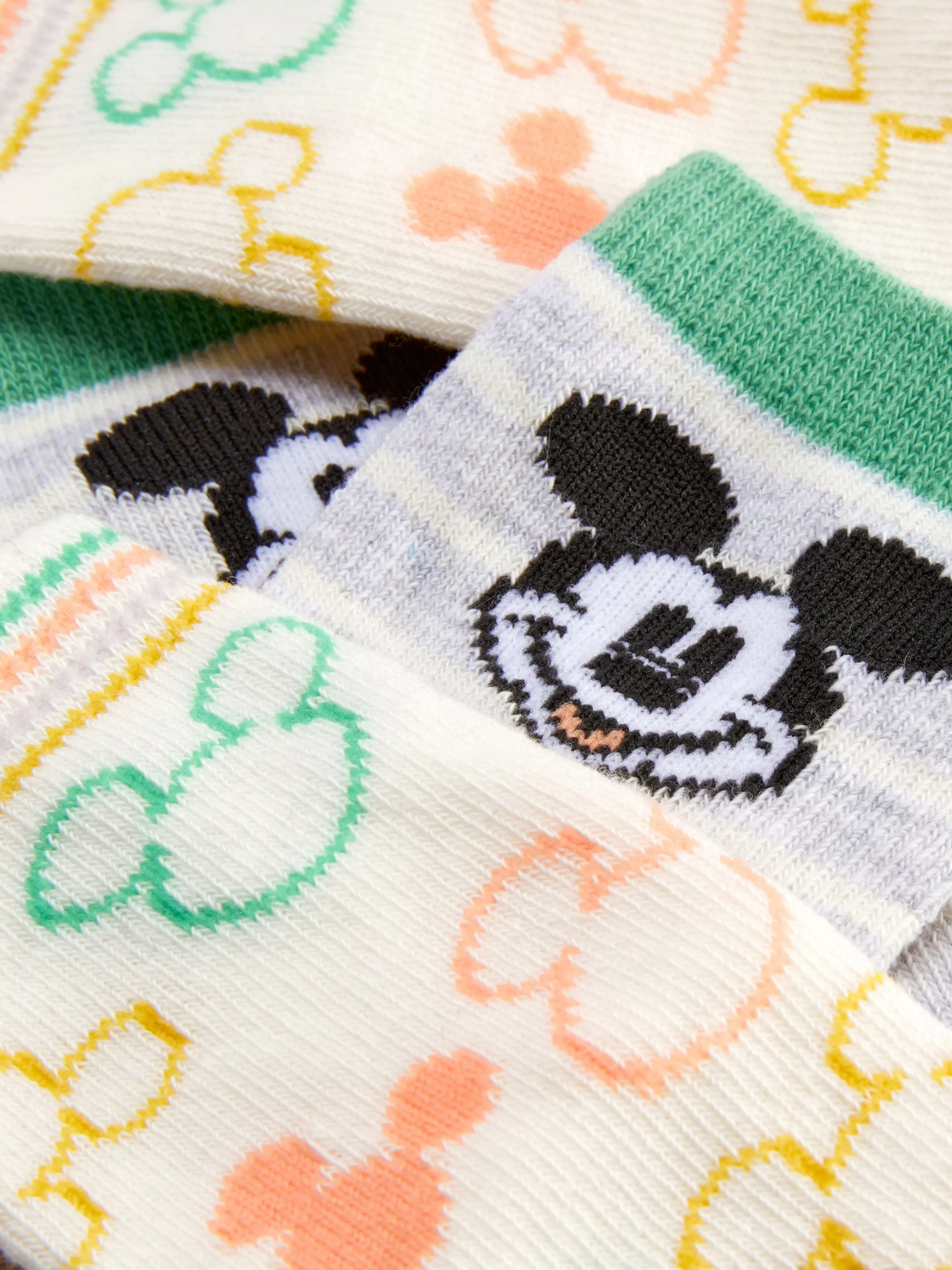 Primark Socken Und Strumpfhosen | „Disney Micky Maus“ Socken, 2er-Pack Grün