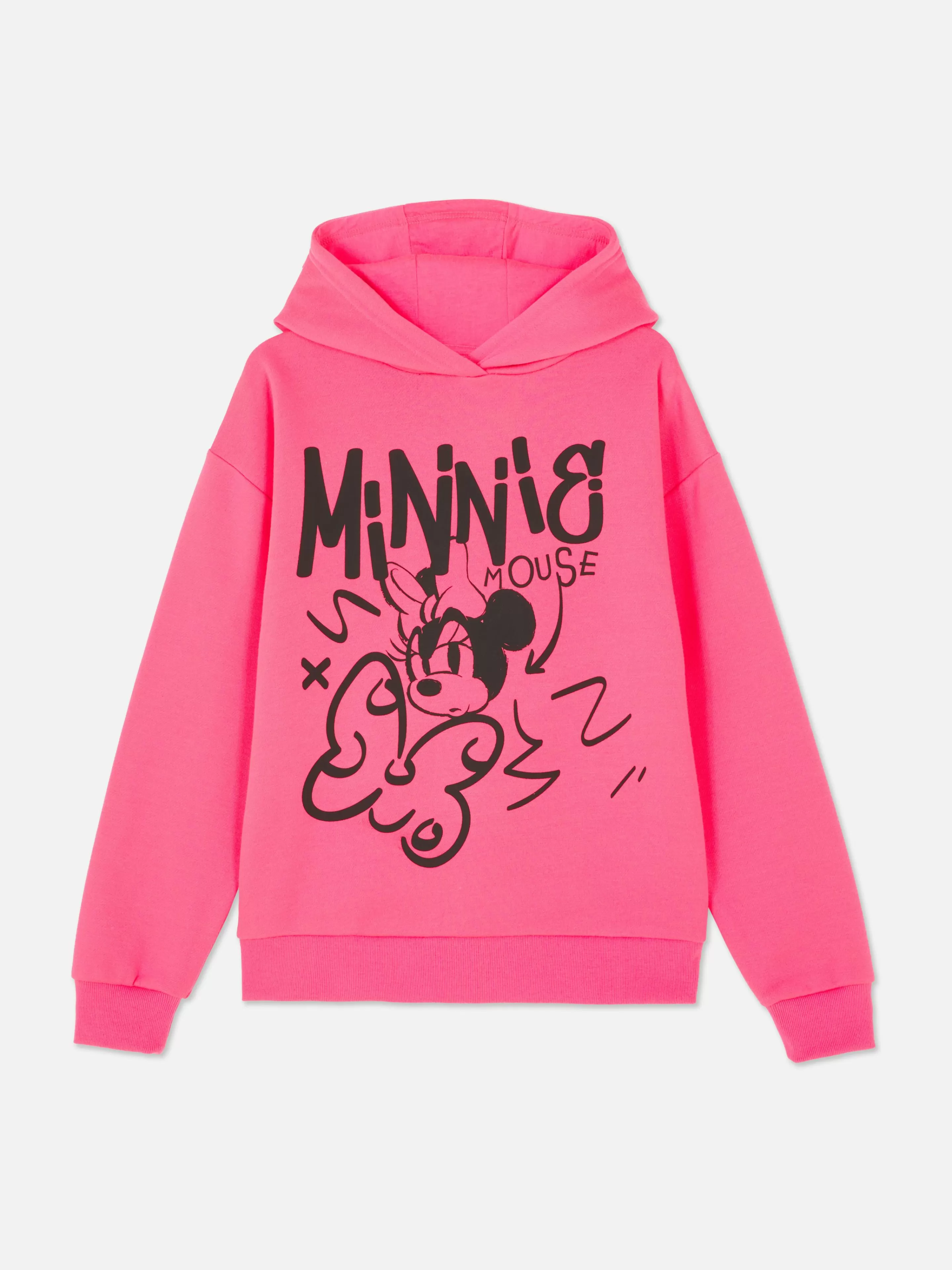 Primark Hoodies Und Sweatshirts | „Disney Minnie Maus“ Graffiti-Hoodie Pink