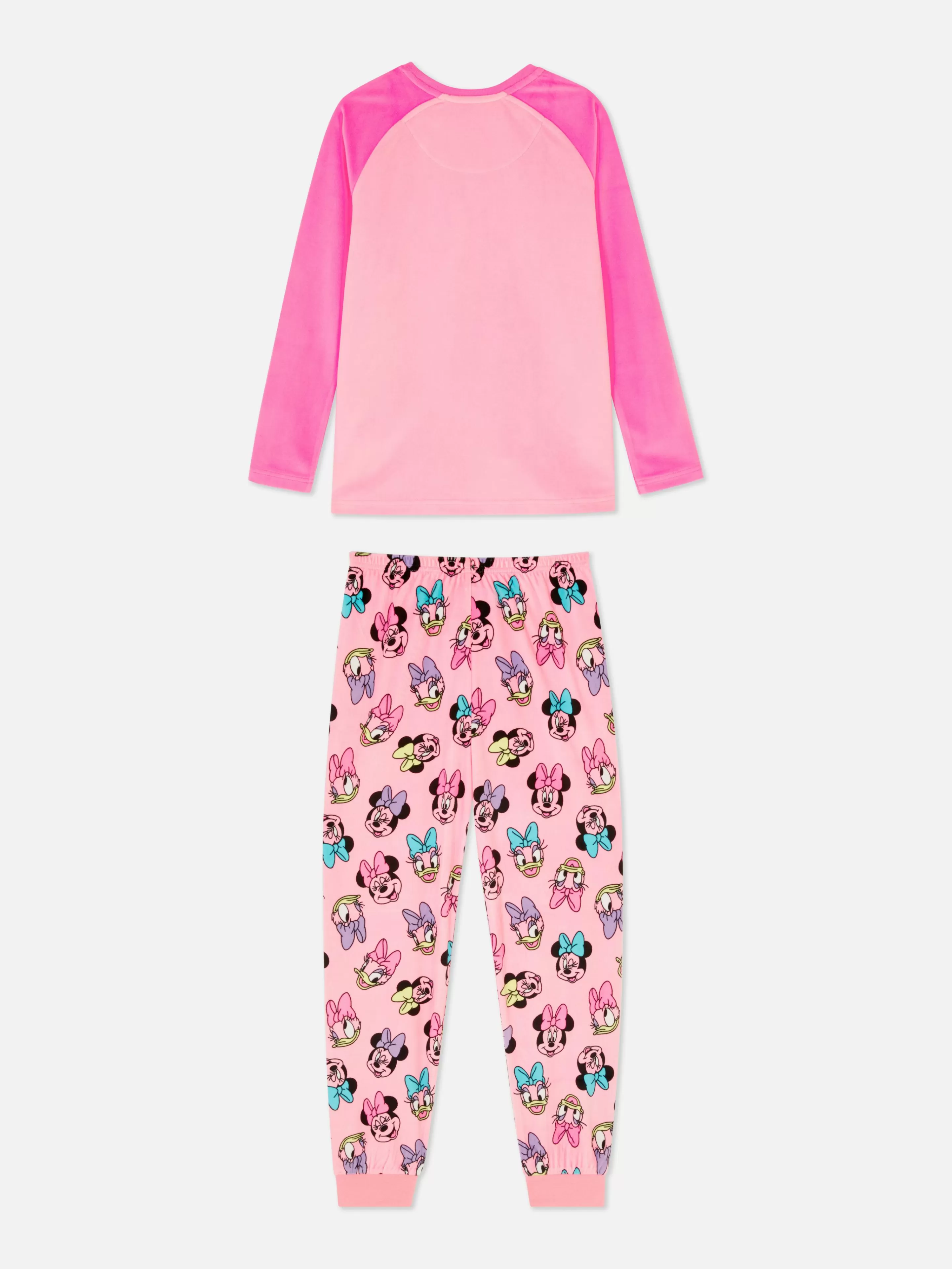 Primark Schlafanzüge Und Nachtwäsche | „Disney Minnie Maus Und Daisy Duck“ Pyjama Aus Velours Rosa