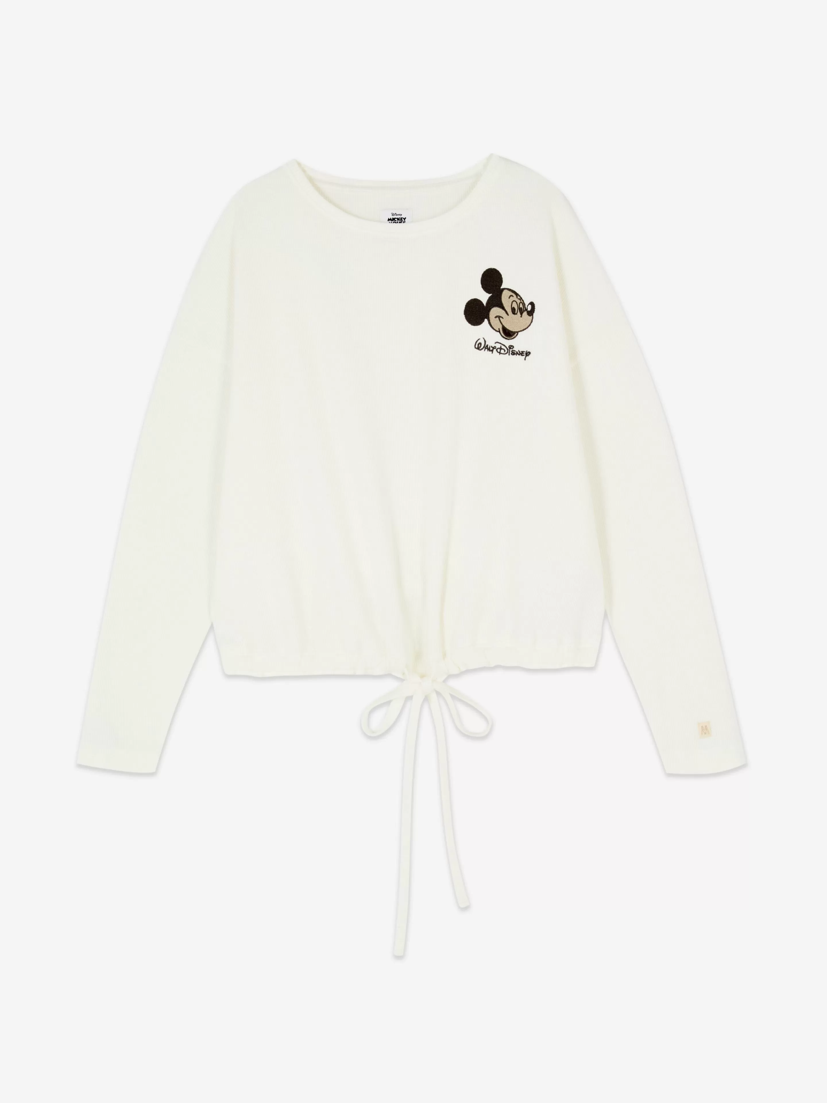 Primark Schlafanzugoberteile | „Disney“ Schlafanzugtop Mit Waffelstruktur Elfenbeinfarben